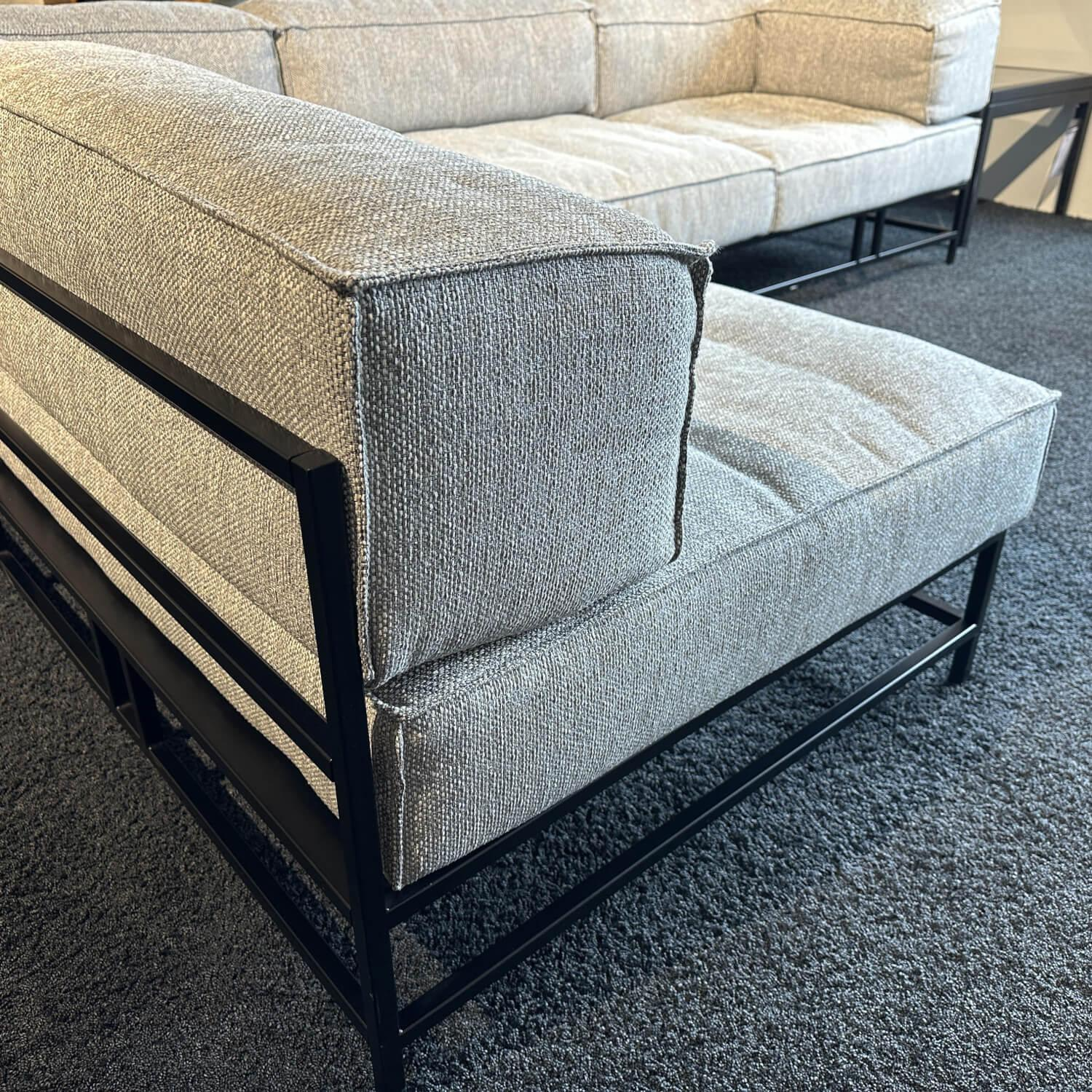 Brühl - Ecksofa Easy Pieces Forever Stoff 2480 0090 Hellgrau Grau Gestell Schwarz - 4