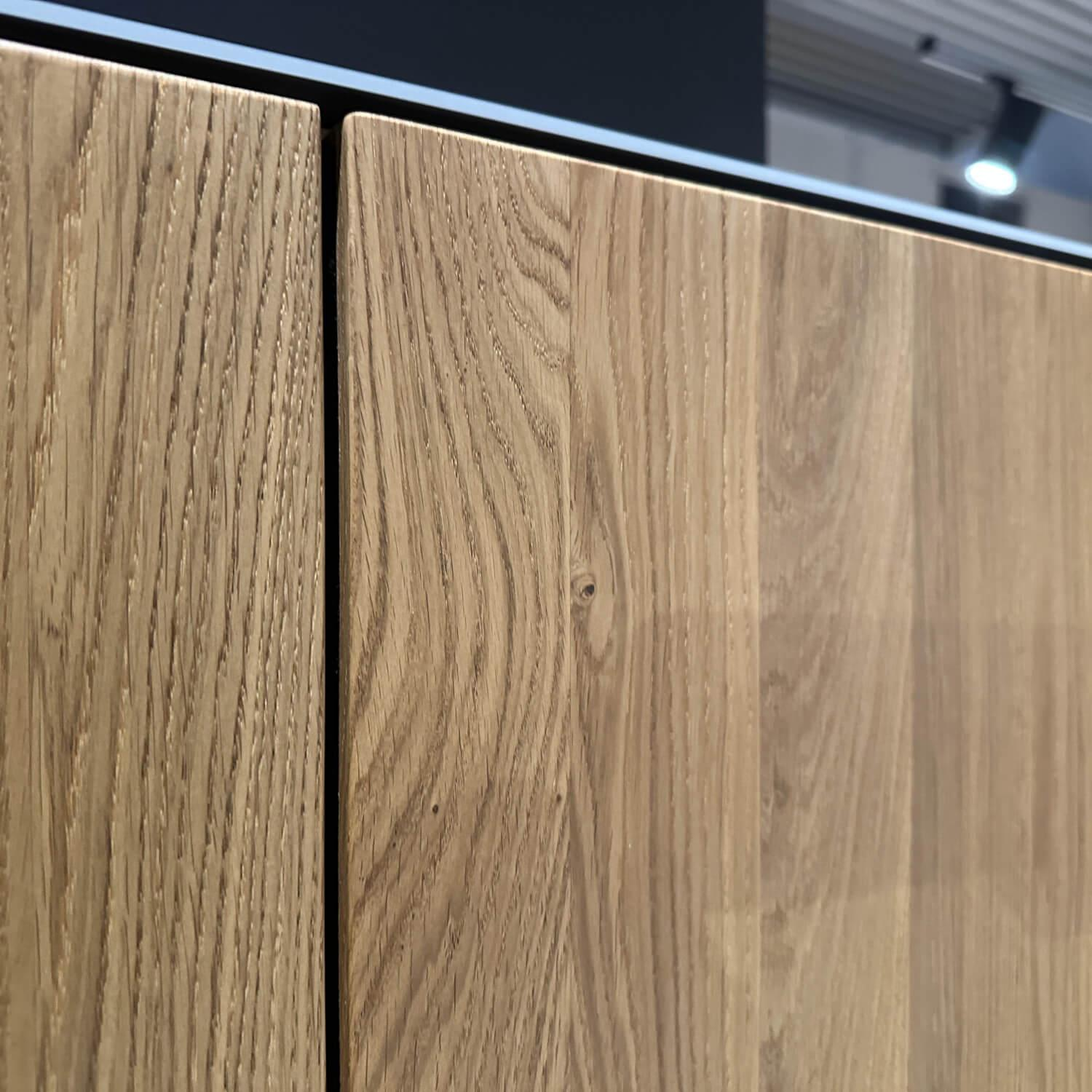 Team 7 - Garderobe Eiche Naturöl Und Glas Pearl Weiß Inklusive 4 Schuhfächer Aus Holz - 7