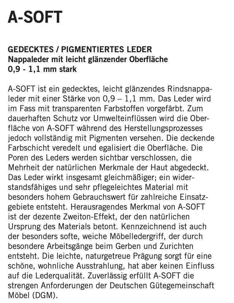 Koinor - Garnitur Farina 209 Leder Grau 2 Sofas 1 Sessel - 3