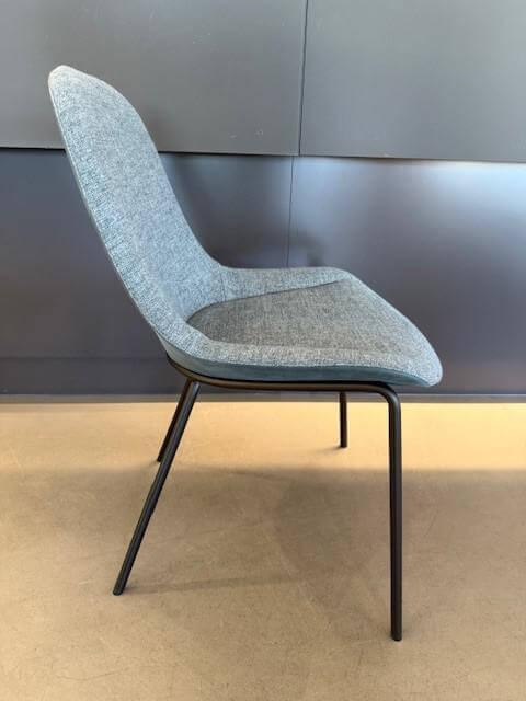 Walter Knoll - Set van 6 stoelen Sheru Stof Gaia 7886 Vintage 1435 Blauw Toermalijn - 4