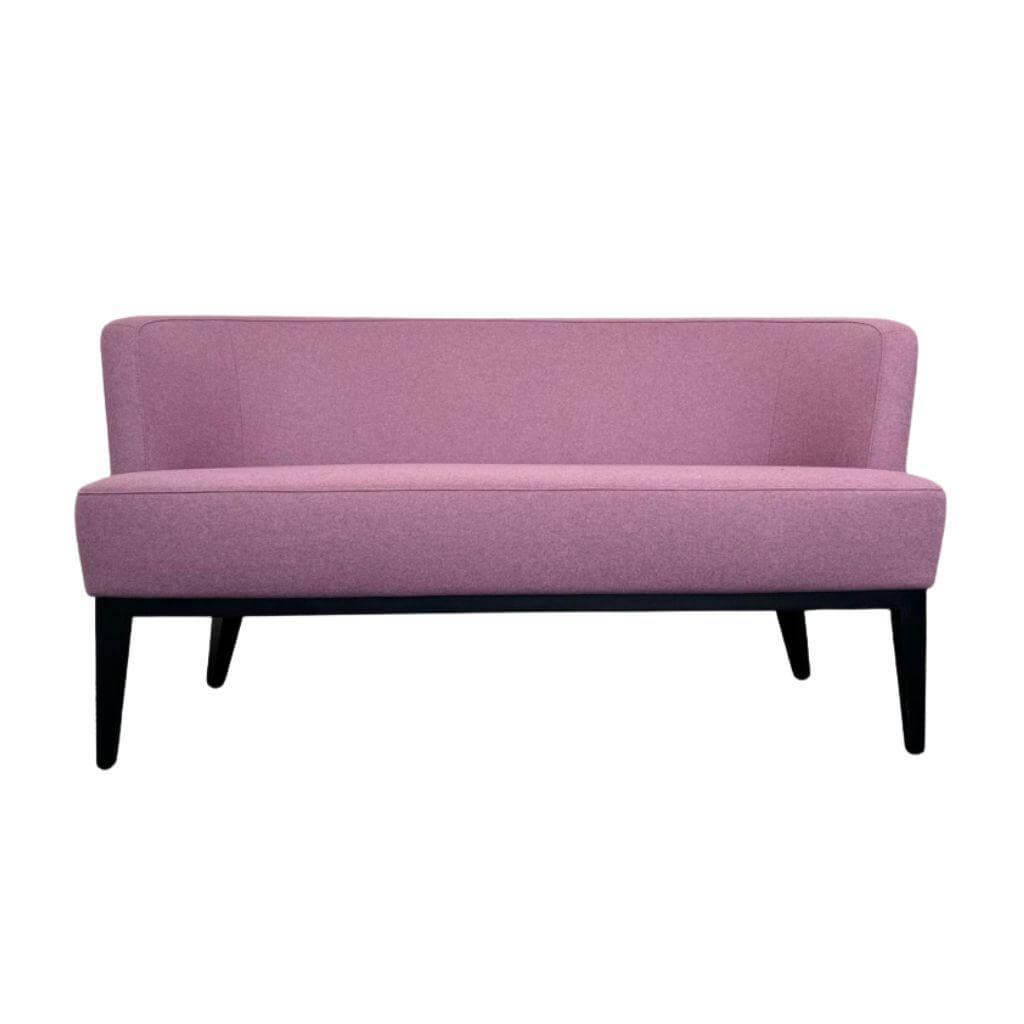 Signet - Sofa Sue Stoff Lana Flieder Violett Untergestell Buche Schwarz Lackiert - 1