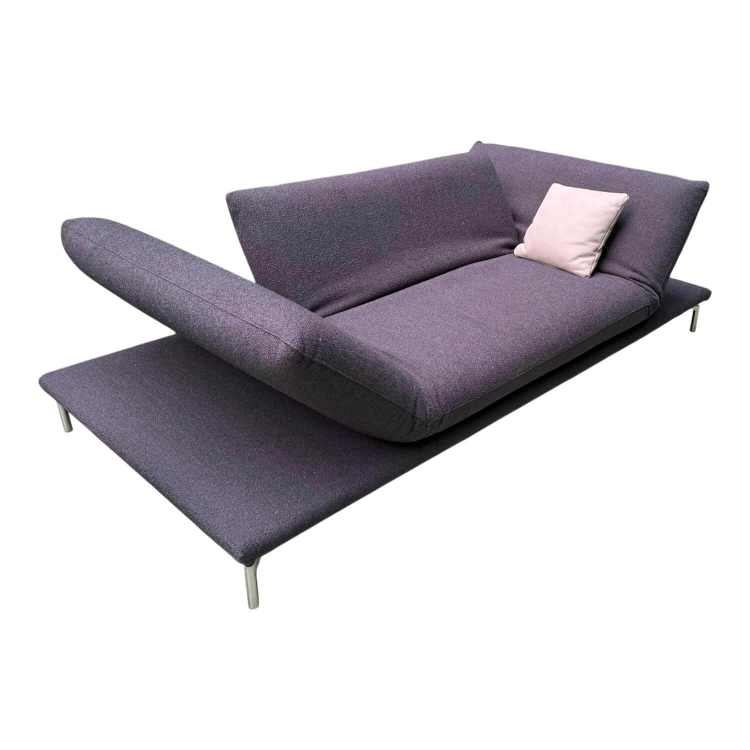 Bullfrog - Sofa Caesar 1045 Stoff BW 1775-252 Lila mit Verstellfunktion - 1