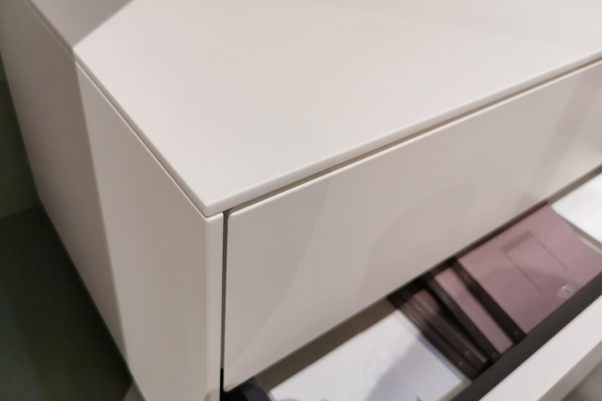 Schönbuch - Bank Stripes MDF Lackiert Schneeweiß - 4