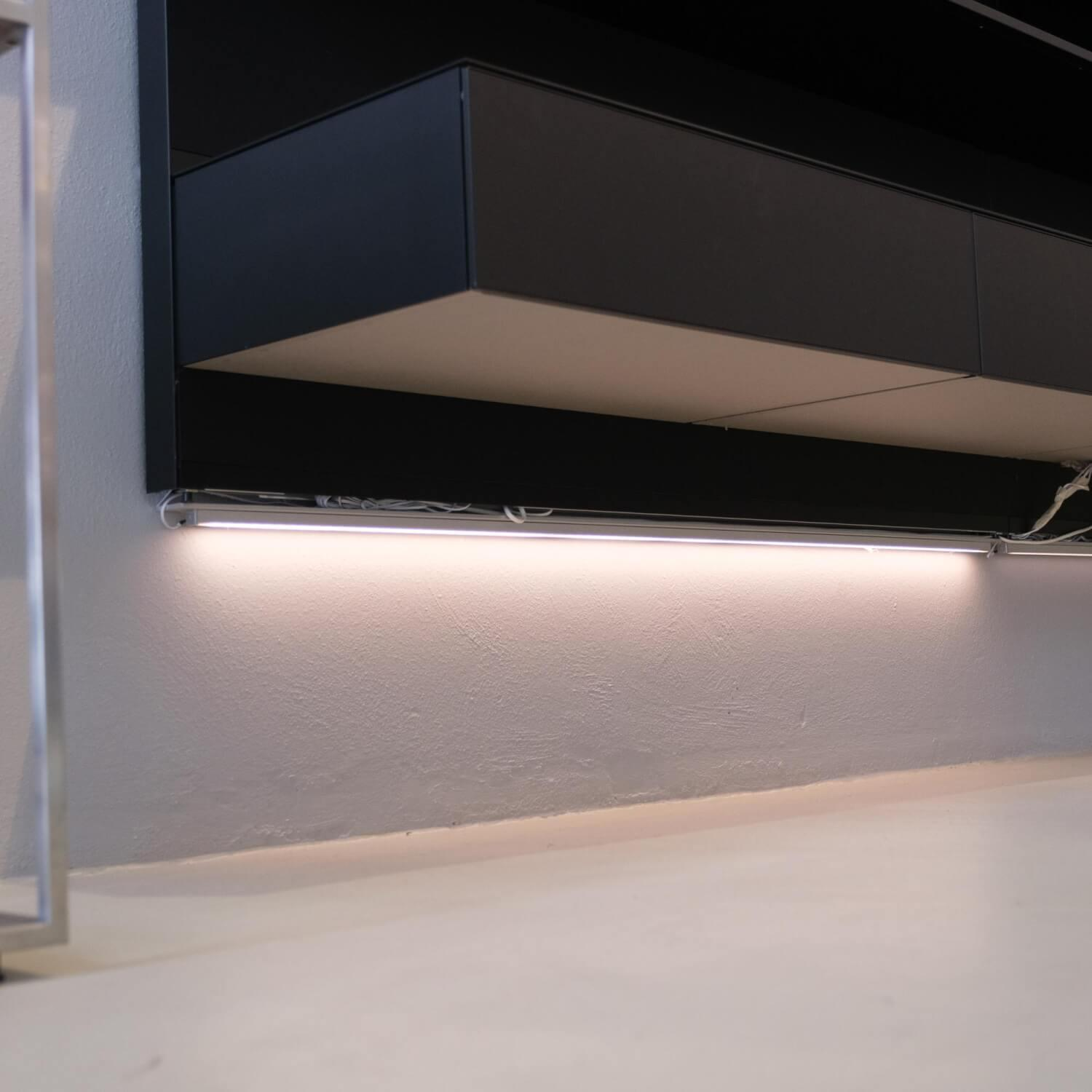 Rimadesio - Wandkomposition Abacus Living Nero Opaco 102 Mit Beleuchtung - 8