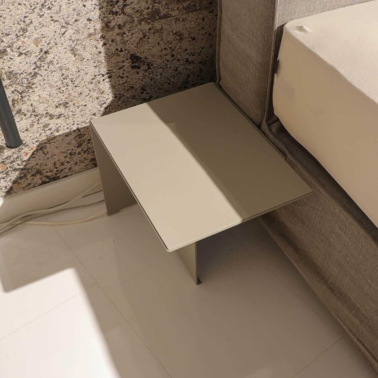 Schramm - Pure Ell Mit 2 Nachttischen Stoff PG 2 Clara 820 Stone Füße ZF10 Schwarz - 4