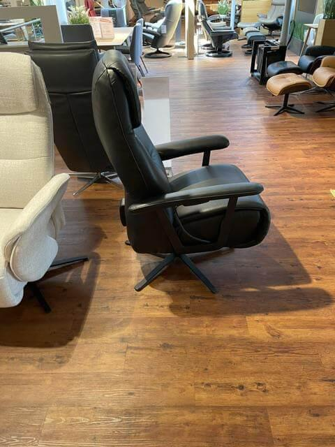 himolla - Relaxsessel Easyswing 7357 Leder 24 Longlife Black Schwarz Gestell Metall Schwarz Mit Elektrischer Verstellung - 2