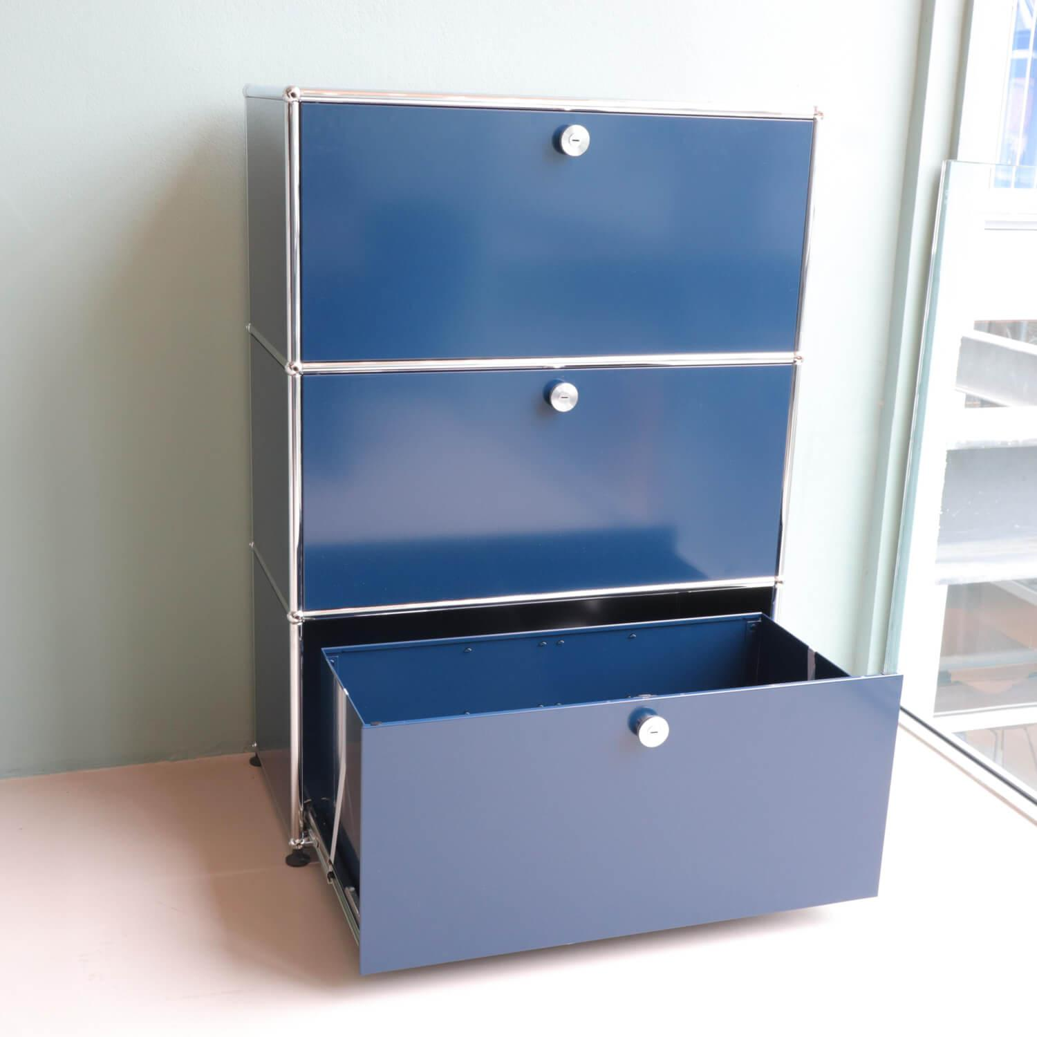 USM Haller - Home Office Regal Stahlblau - 11