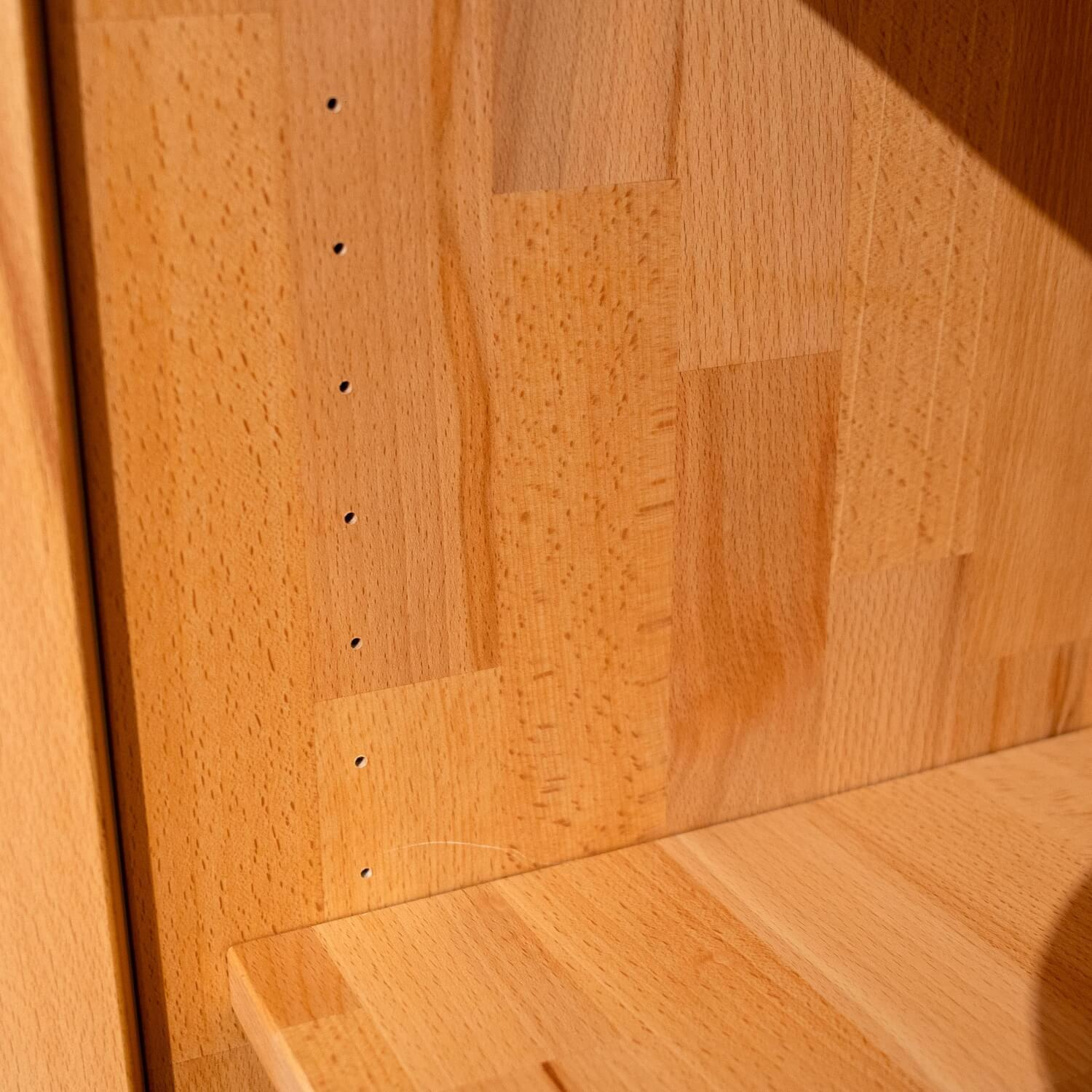 Team 7 - Schrank Cubus Quadrat Kernbuche Geölt Front Glas Dunkelbraun Glänzend - 8