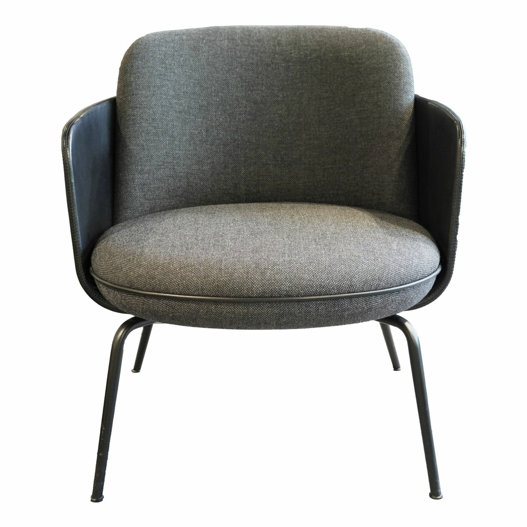 Wittmann - Sessel Merwyn Lounge 29613 Bezug Innen Stoff Hagen Graphit Bezug Außen Schwarz Keder Wie Armlehnen Metallfüsse Schwarz Grau Pulverbeschichtet - 1