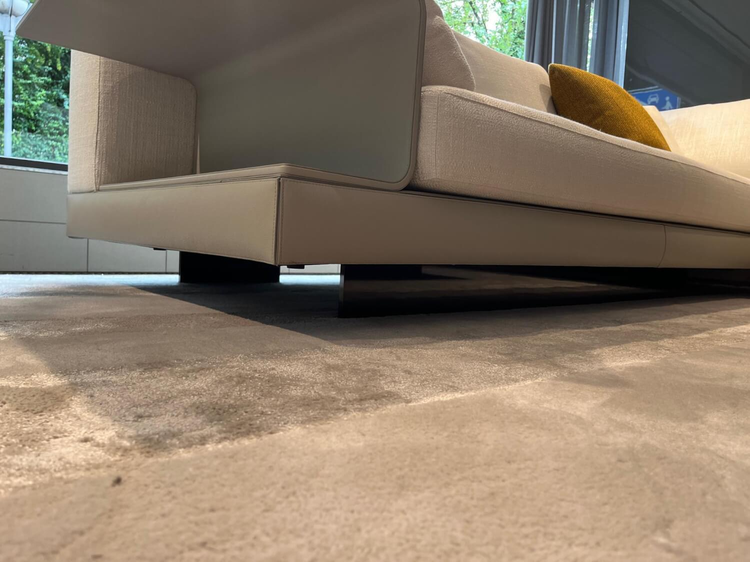 Minotti - Ecksofa Connery Stoff Bright 01 Bianco Cat. H Weiß - 7