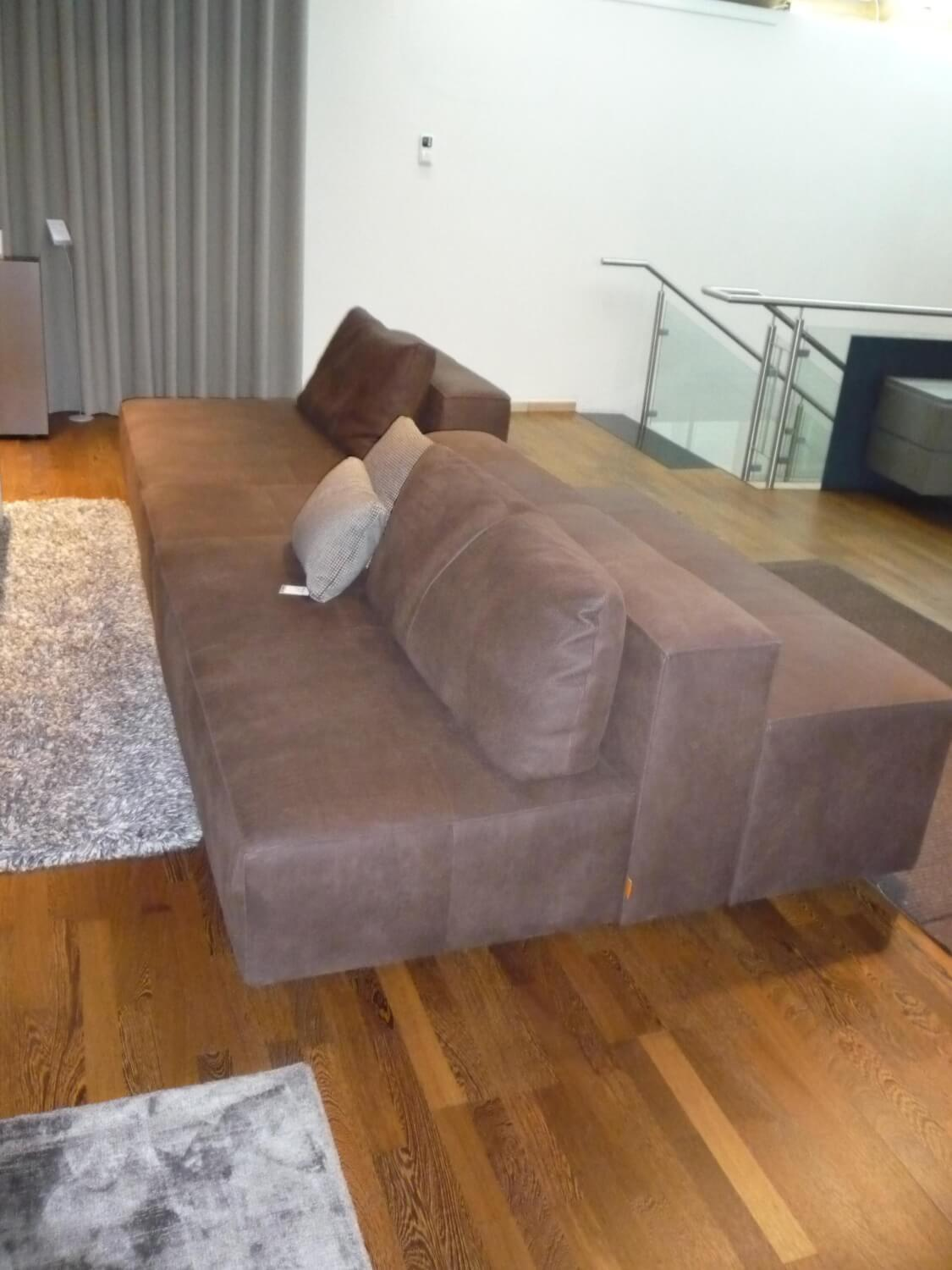 Montis - Sofa Domino Leder Novara Farbe Maron Braun - 7