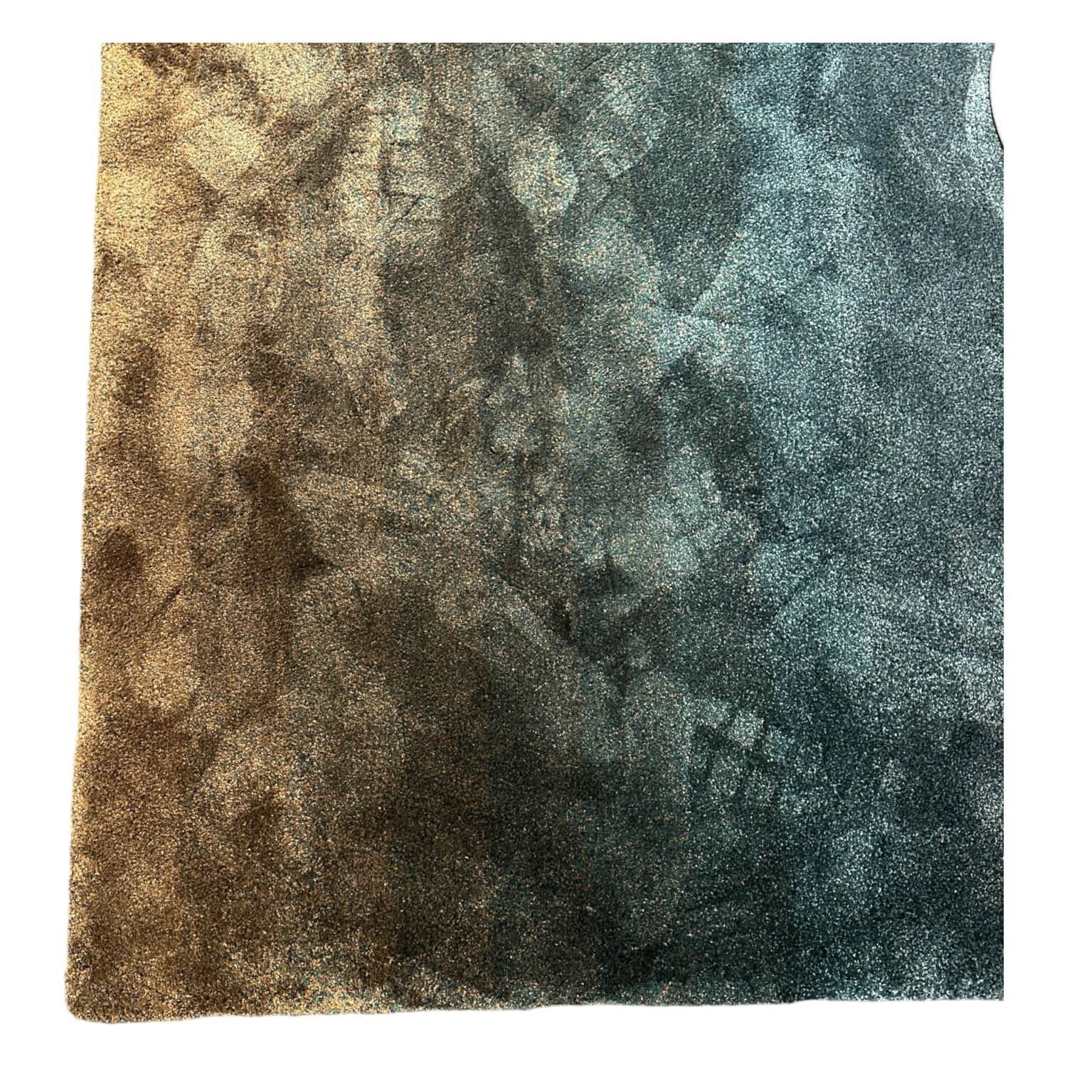 Minotti - Teppich 300x300 Dibbets Rainbow Forest Grau Beige - 1