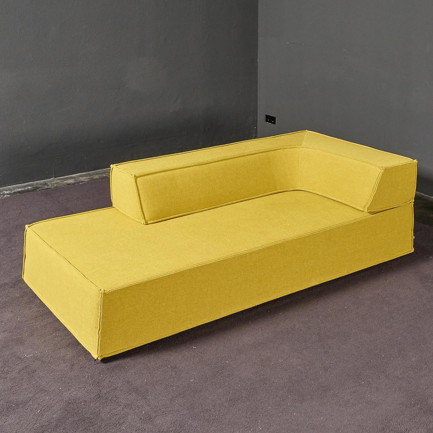COR - Schlafsofa Trio Stoff 8077 Curry Gelb - 8