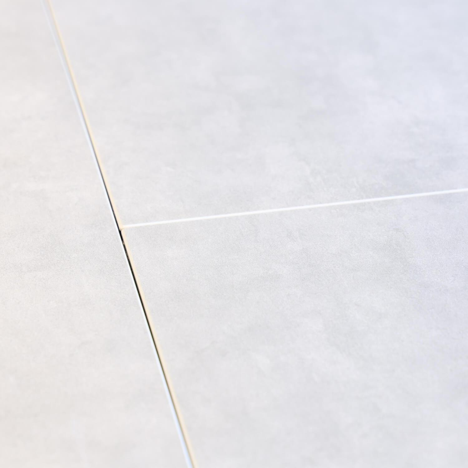 Mobliberica - Esstisch Julia 535 Ausziehbar Platte Beton TC 604 Tech Ceramic Hellgrau Gestell EP2471 F - 5