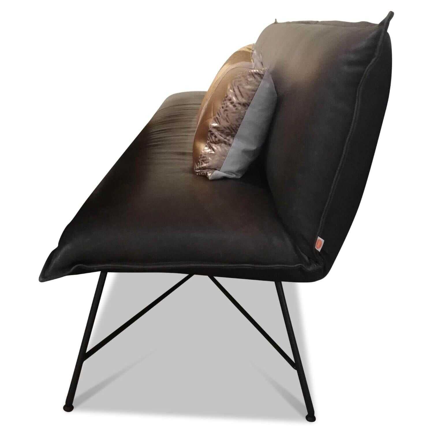 jess-sitzbank-vidar-leder-luxor-grau-braun-f-C3-BC-C3-9Fe-schwarz-8412716873555d94804f4d62b Jess - Sitzbank Vidar Leder Luxor Grau Braun Füße Schwarz - 1
