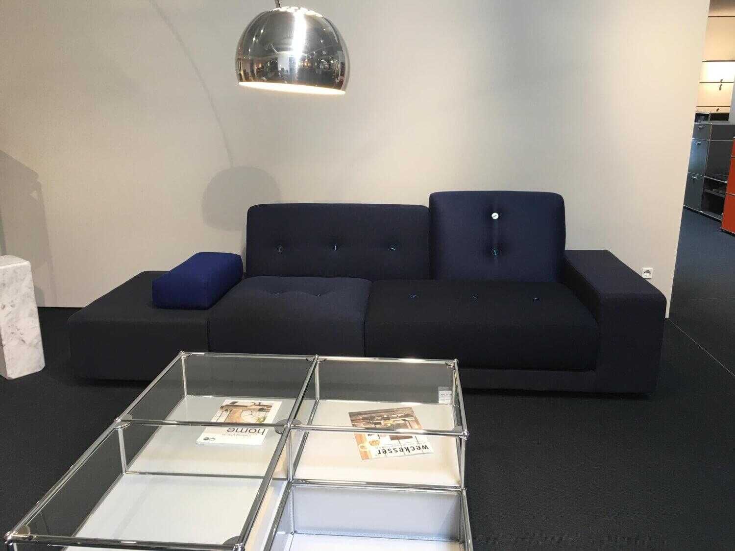 Vitra - Sofa Polder Stoffmix Night Blue - 1