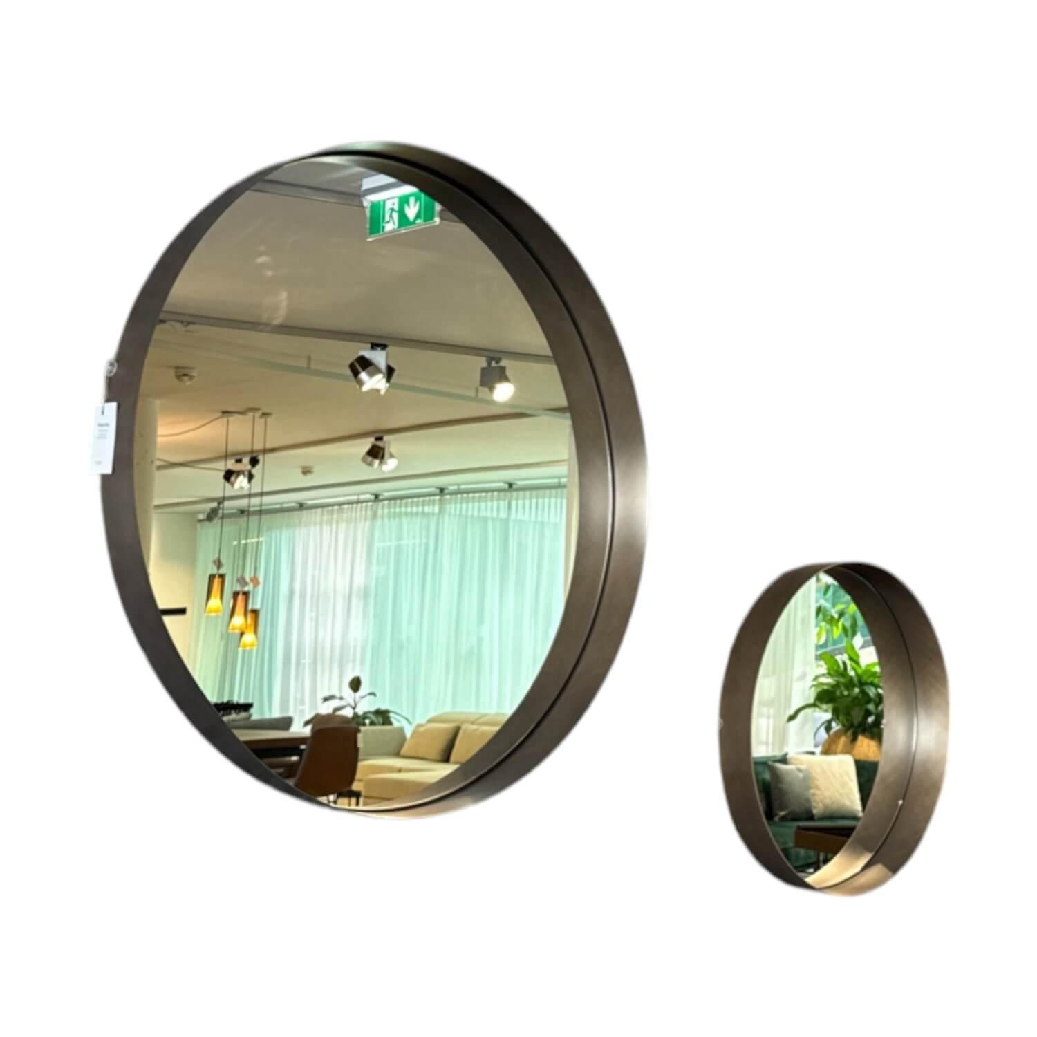 Cattelan Italia - 2er-Set Spiegel Wish Rahmen Metall Silber - 1