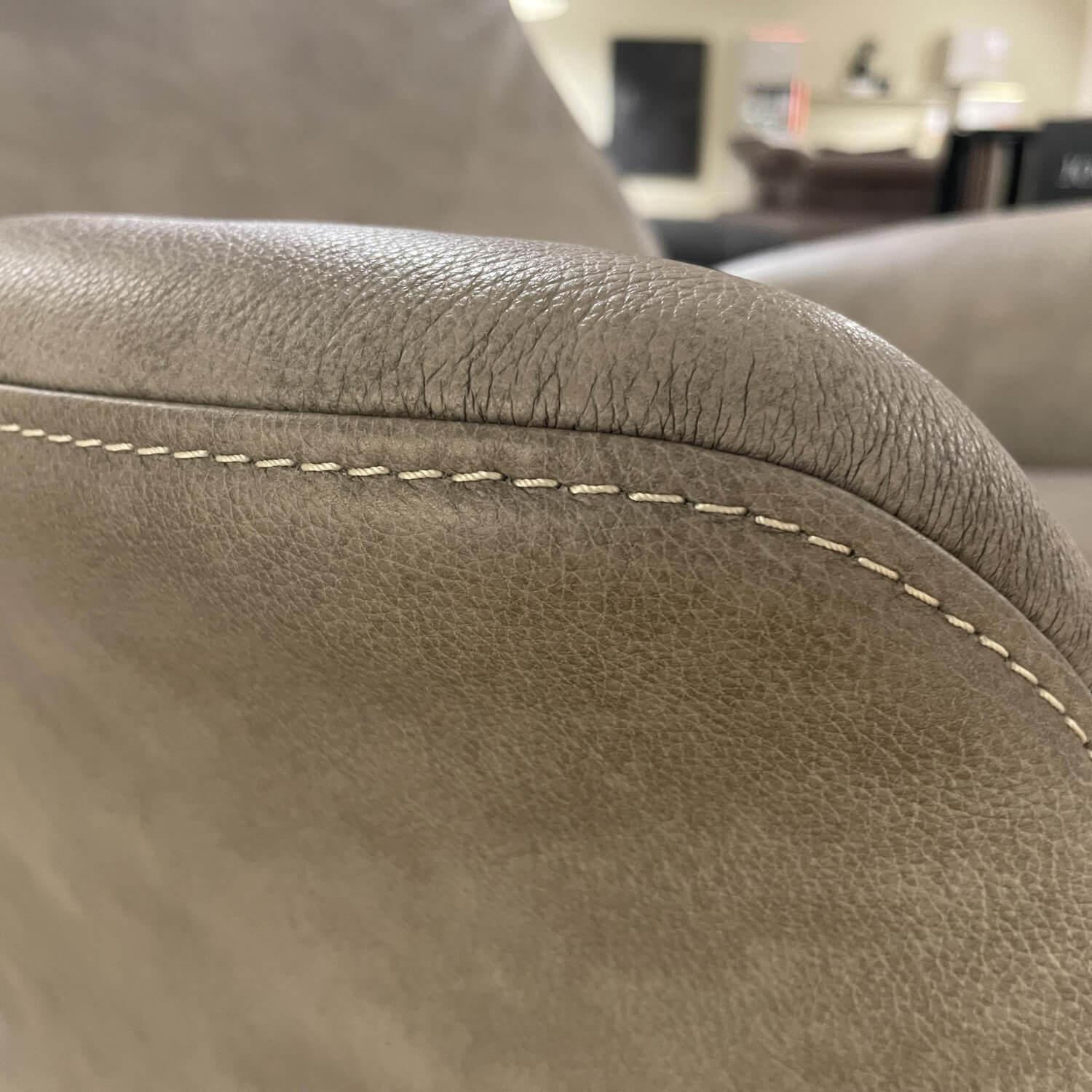 JOOP! - Sessel Joop Living Lounge 8140 Leder 27 Eleganz Grau Sternfuß Anthrazit Pulverbeschichtet - 2
