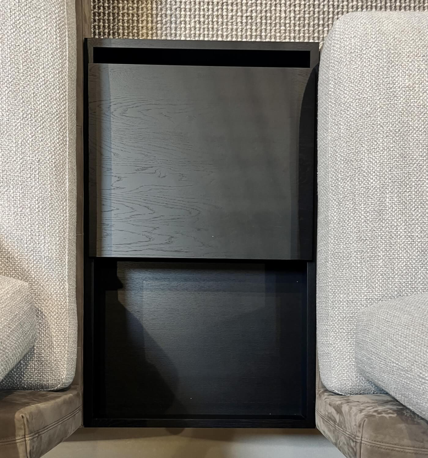 Rolf Benz - Wohnlandschaft Sina Stoff 26 385 Creme Weiß Und Leder 42 402 Beige Grau Fuß Stahl Verkehrsschwarz Schwarz Pulverbeschichtet - 5