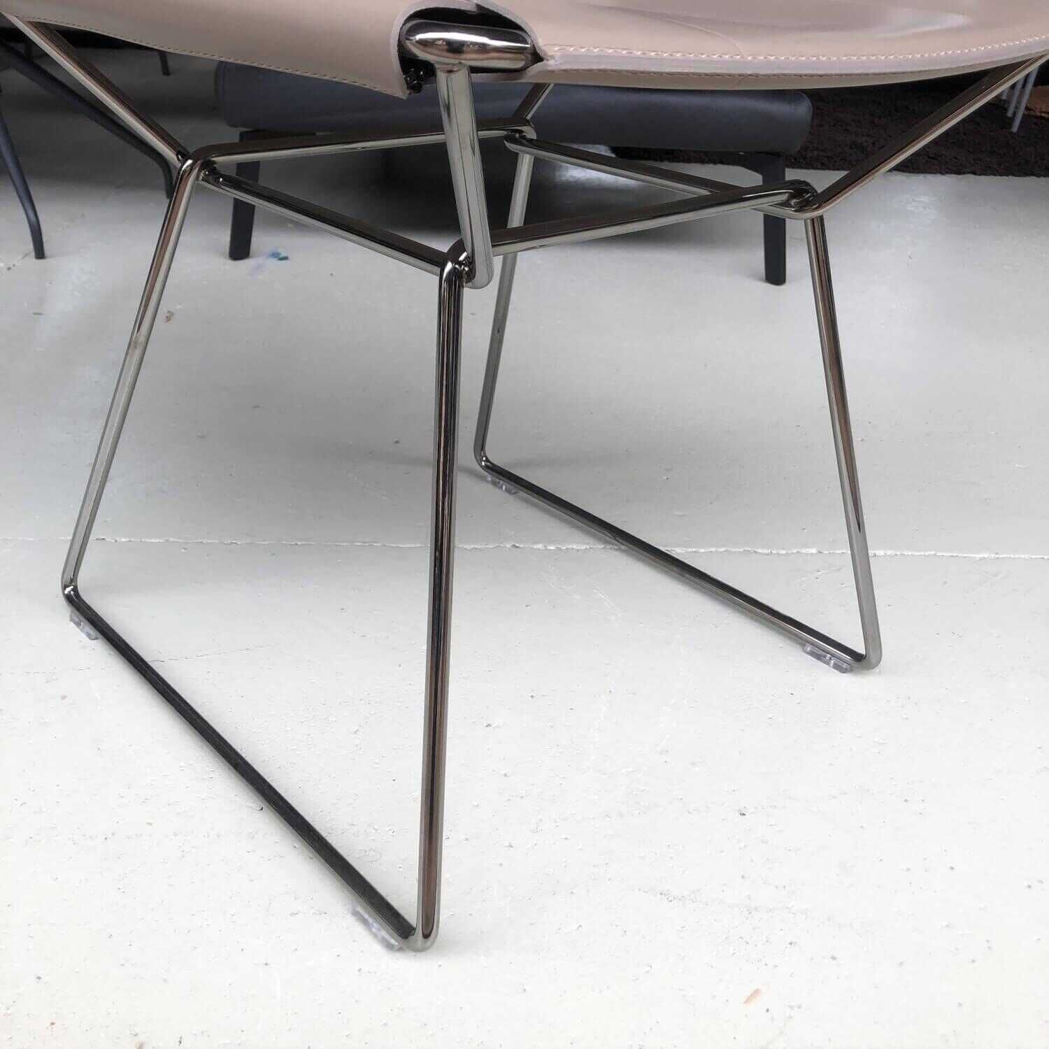 MDF Italia - 4er-Set Stuhl Neil Leder Tortora Rose Braun - 4
