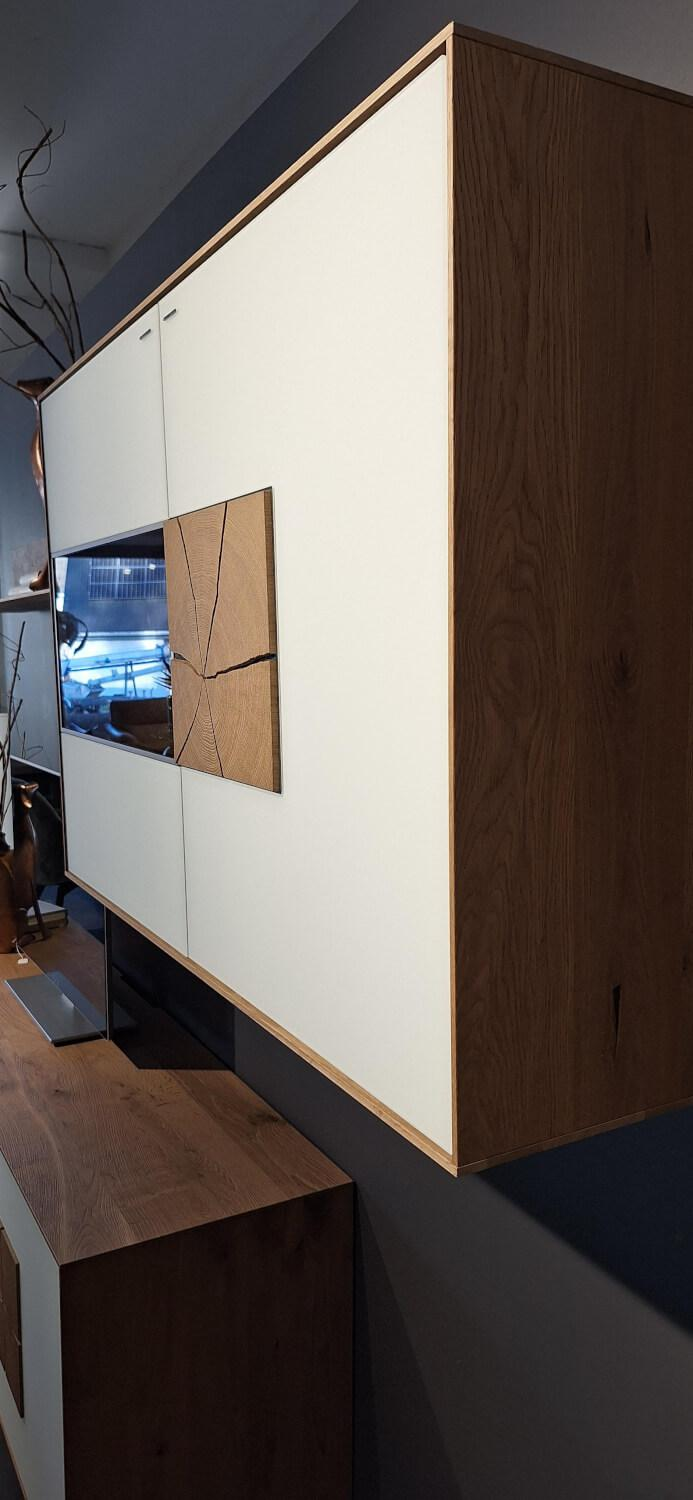 Hartmann - Wohnwand Caya Glas Weiß Kerneiche Umato - 18