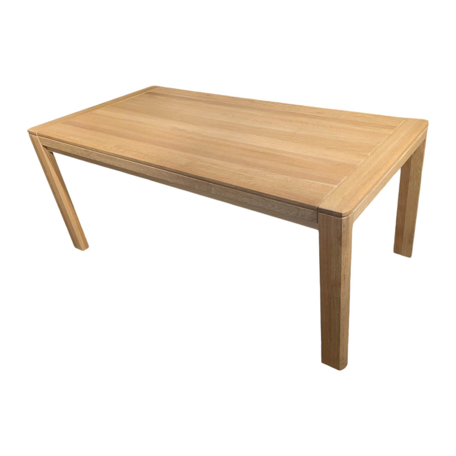 Decker - Dining table Amaro Oak Bianco solid with extension - 1