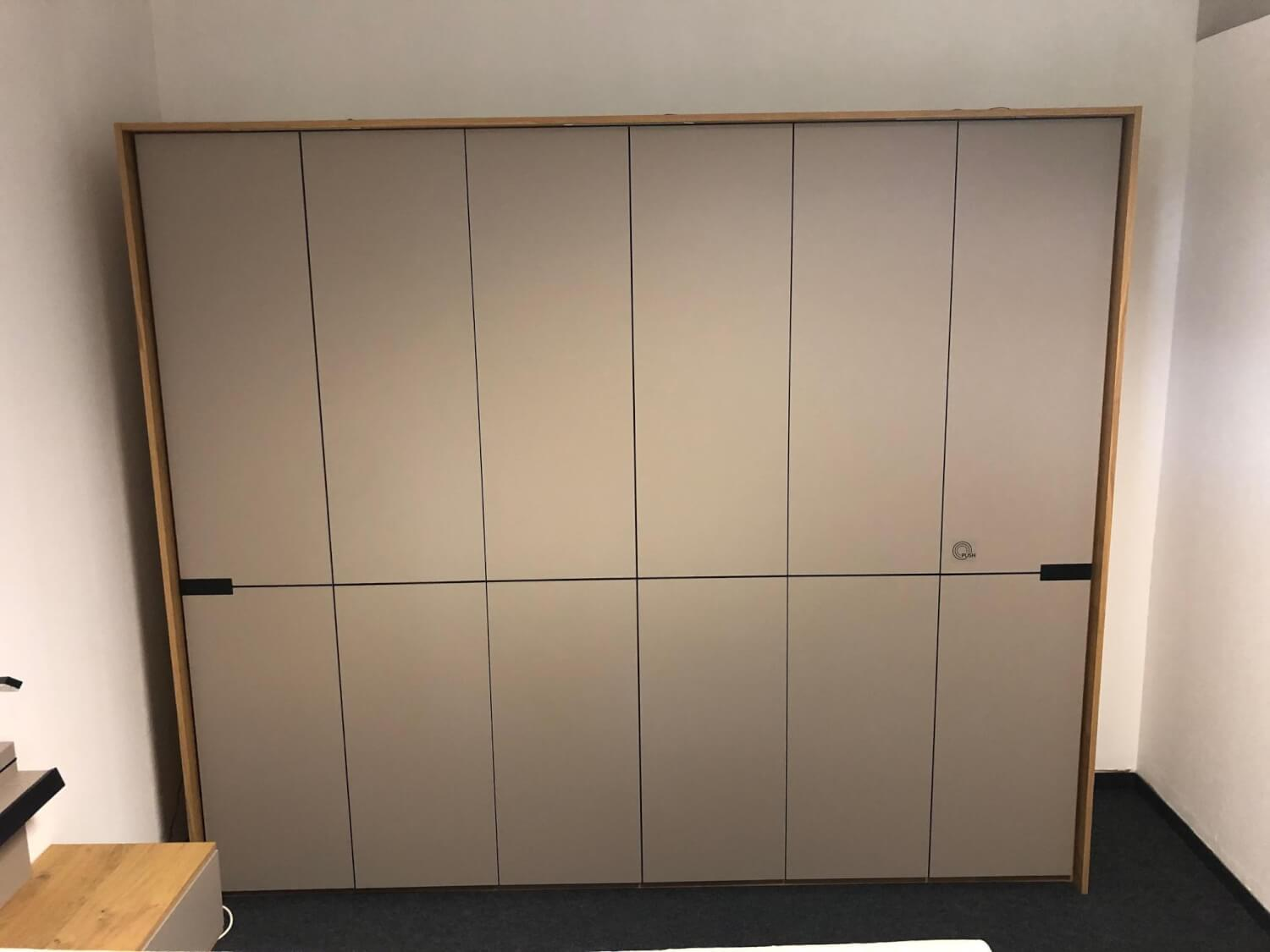 Disselkamp - Schlafzimmer Cordoba Balkeneiche Echtholz Furniert Absetzung Taupe - 9