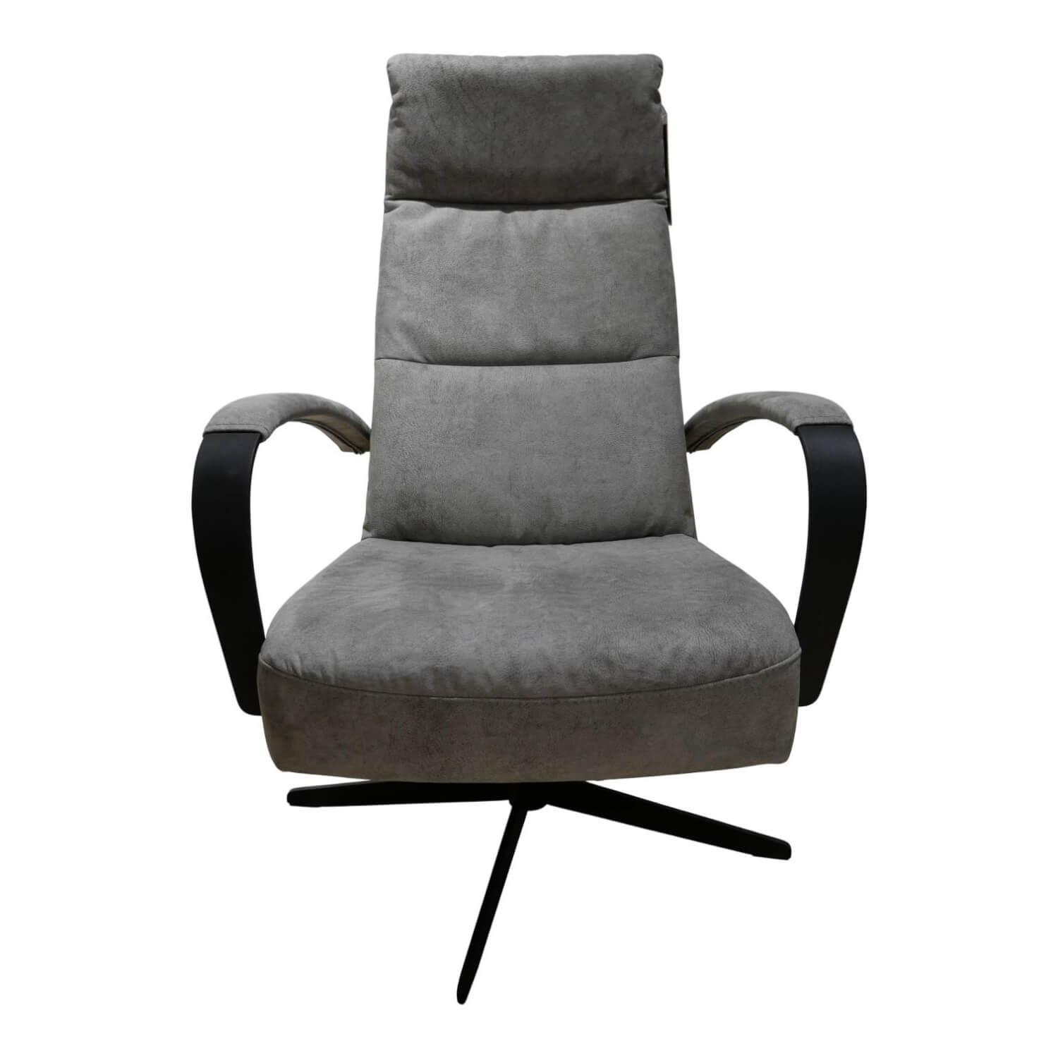 DFM - Drehsessel Styles United MA Stoff Reno ML 149 Steel Grau Fuß Schwarz - 1
