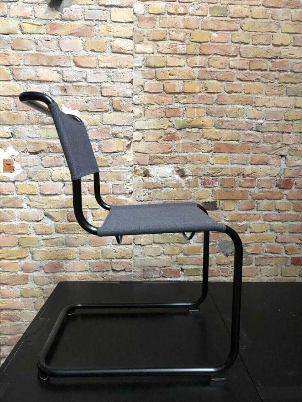 thonet-stuhl-s33-n-freischwinger-all-seasons-gewebe-nachtblau-gestell-protect-tiefschwarz-81e0354144af Thonet - Stuhl S33 N Freischwinger All Seasons Gewebe Nachtblau Gestell Protect Tiefschwarz - 3