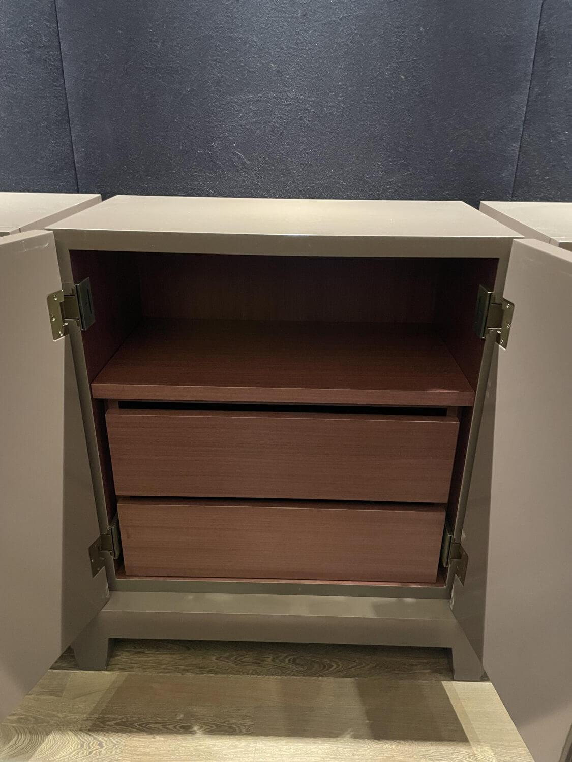 Promemoria - Sideboard Amarcord Holz Semilucido Greige Grau Lackiert - 2