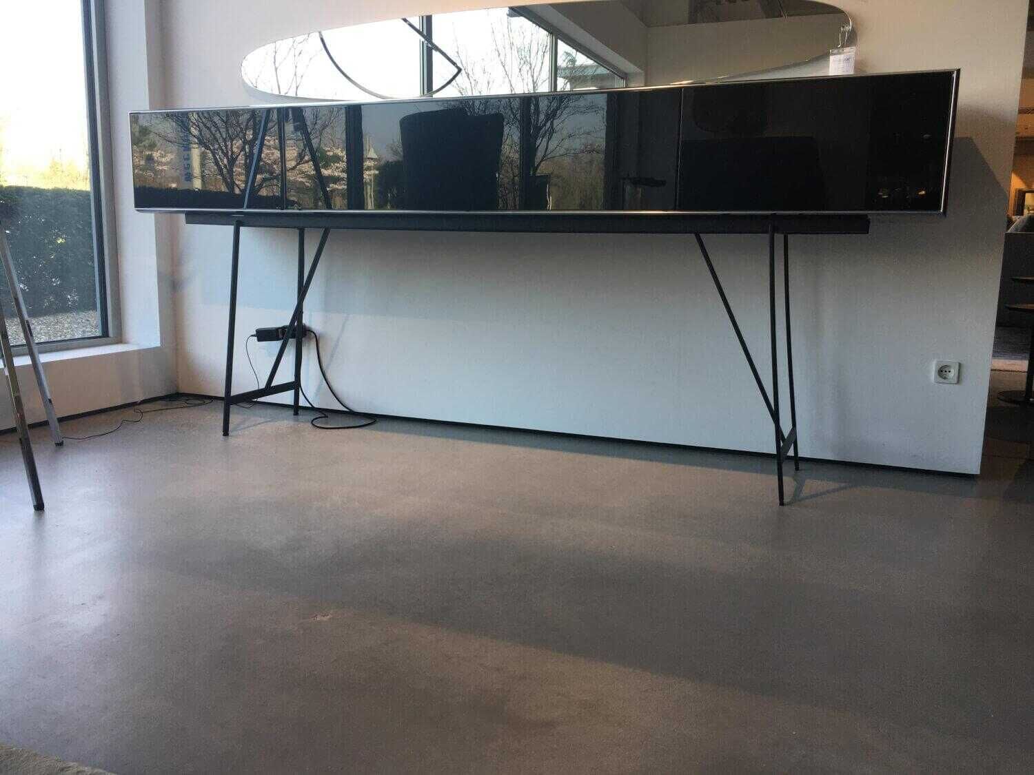 YOMEI - Highboard S 100 Lackiert Schwarz 82 Pantex Hochglanz - 2