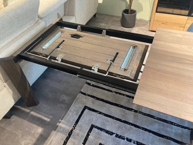 Natura - Tisch Saratoga Buche Massiv Silbergrau Geölt Mit Auszug - 2