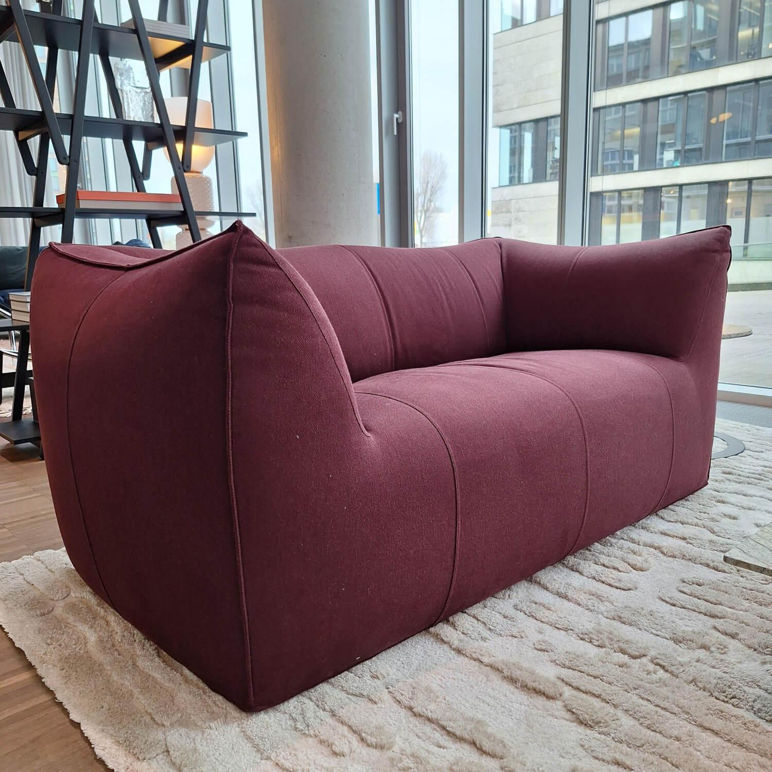 B&B Italia - Sofa Le Bambole Bibambola Stoff Adria Dunkelrot - 10