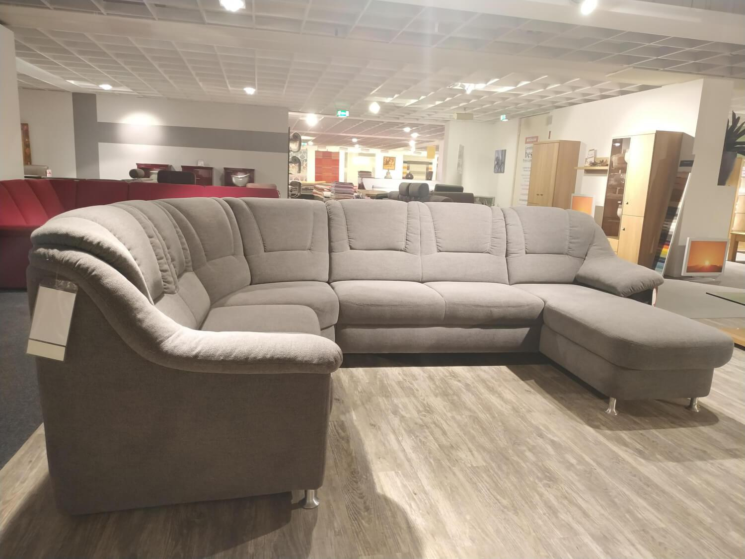 himolla - Polstergarnitur Sofa U-Form Sessel Cats Fels Grau - 4