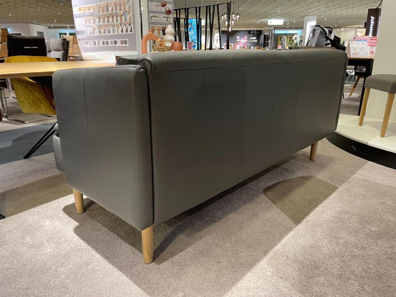 Stressless - Sofa 3-Sitzer Lime Leder Paloma Metal Grey Gestell 33 Natural - 3