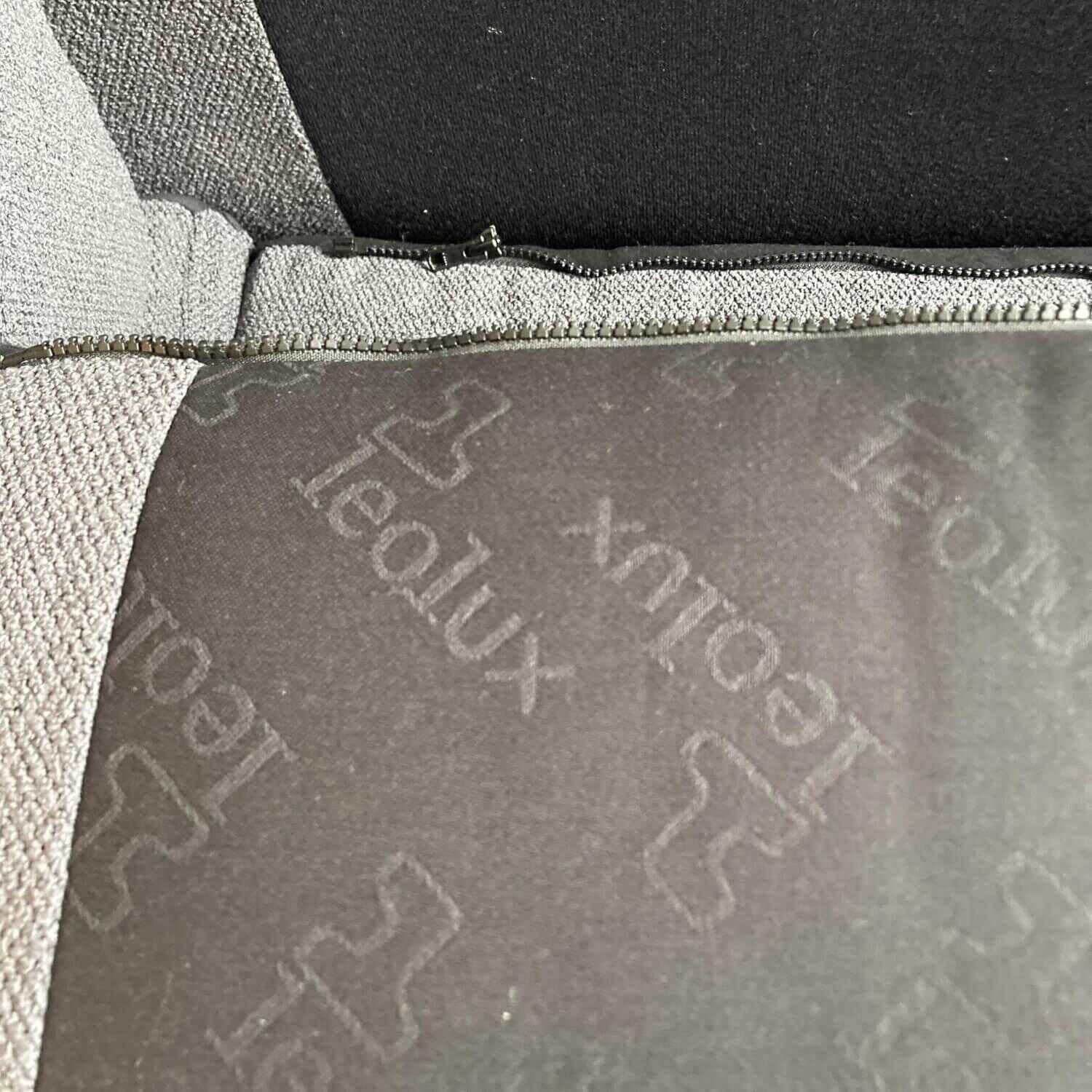 Sofa Bellice Stoff Artez Cuzco 190 Procto Anthrazit Grau Metall Grau