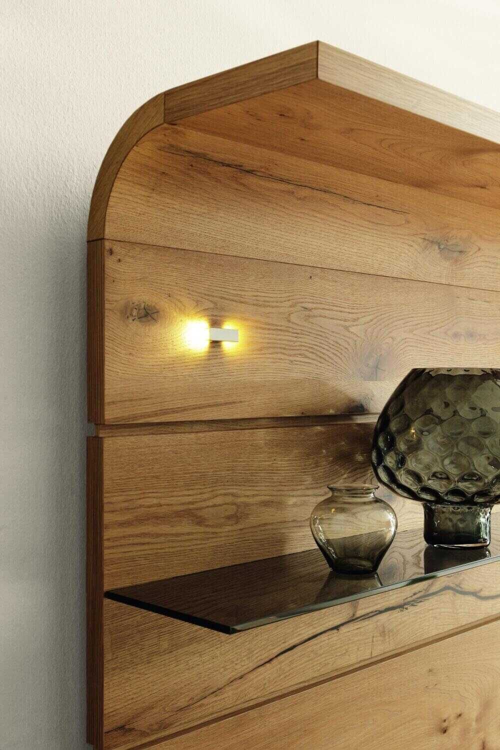 Gwinner - Wohnwand Felino Lack Fango Seidenmatt mit LED-Beleuchtung - 2