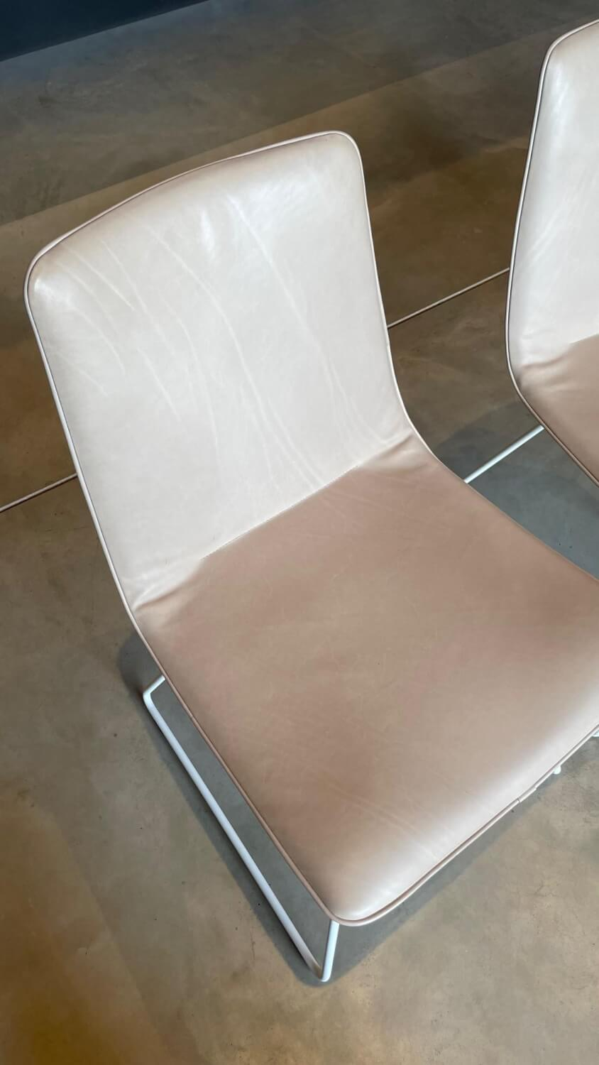 Freifrau - 3er-Set Amelie Basic Leder Oman Platino Creme Metall Weiß - 3