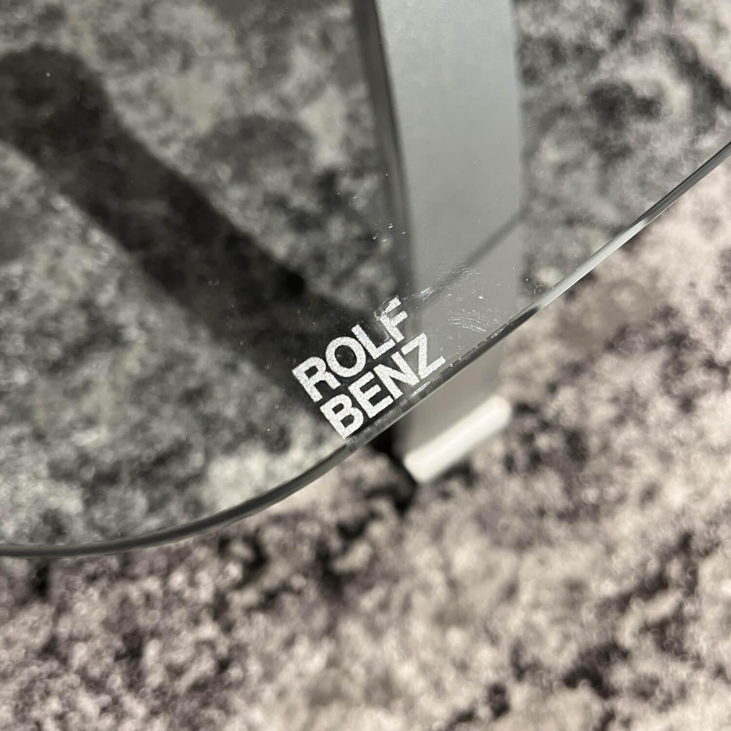 Rolf Benz - Couchtisch 5021-50 Mit Glasplatte Füße Aluminiumsandguß - 2