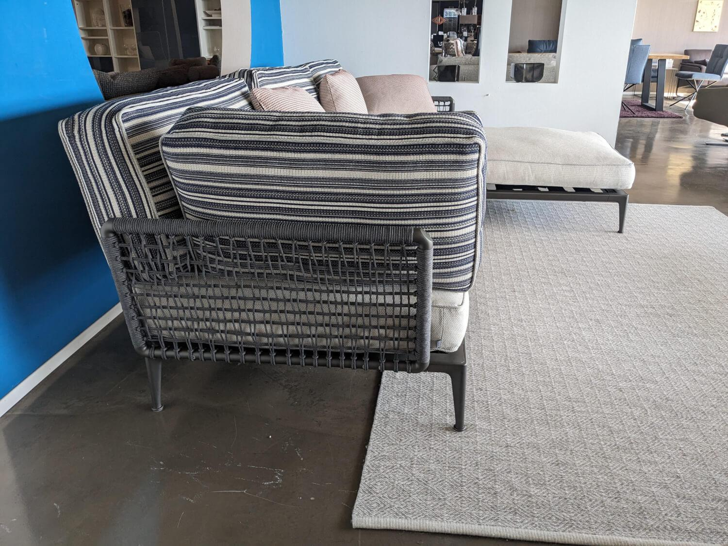 B&B Italia - Ecksofa Ribes Outdoor Stoff Elisir Nature mit 7 Kissen - 9