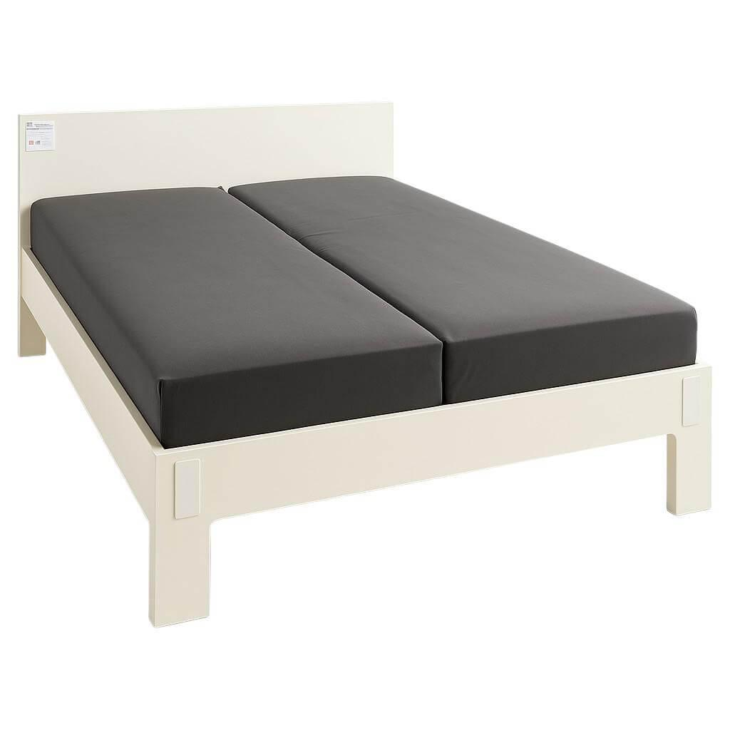 Moormann - Bett Tagedieb Weiß 180x200 - 1