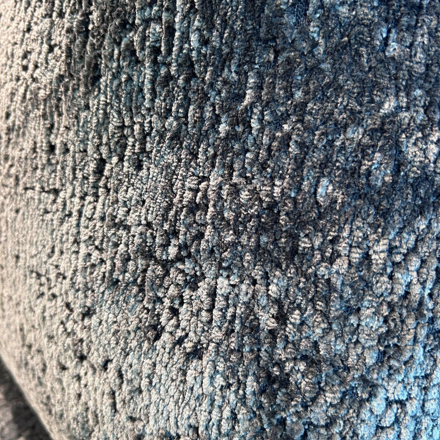 Edra - Sofa Sherazade Stoff T Soft Nest 8210 Dunkelgrau Füße Kunststoff Schwarz - 4