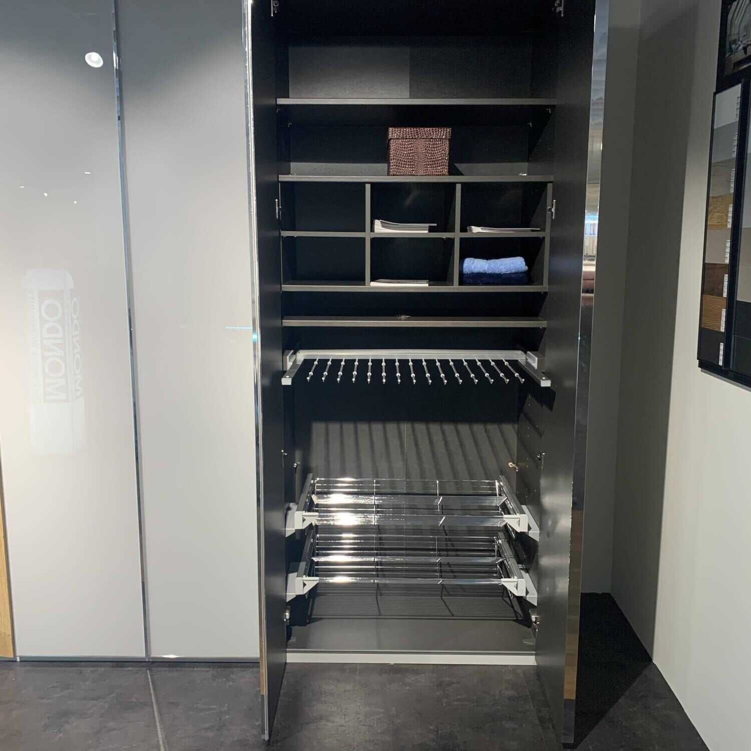 Mondo - Schlafzimmer CombinoPlus Bett Schrank Glas Seidengrau - 14