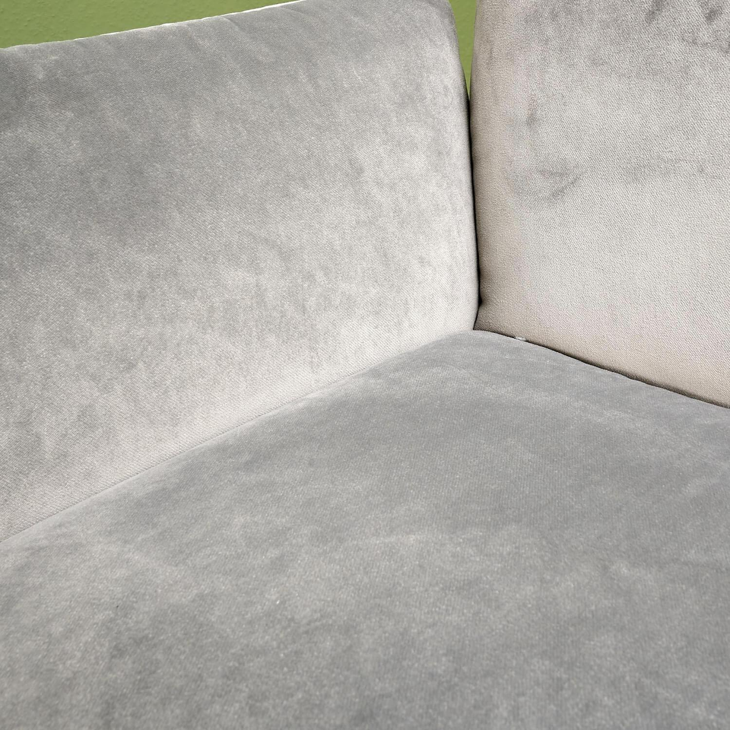 Bielefelder Werkstätten - Stuhl Heaven Dining Mit Armlehnen Stoff City Velvet Reloaded Grau Kufe Metall Schwarz - 8