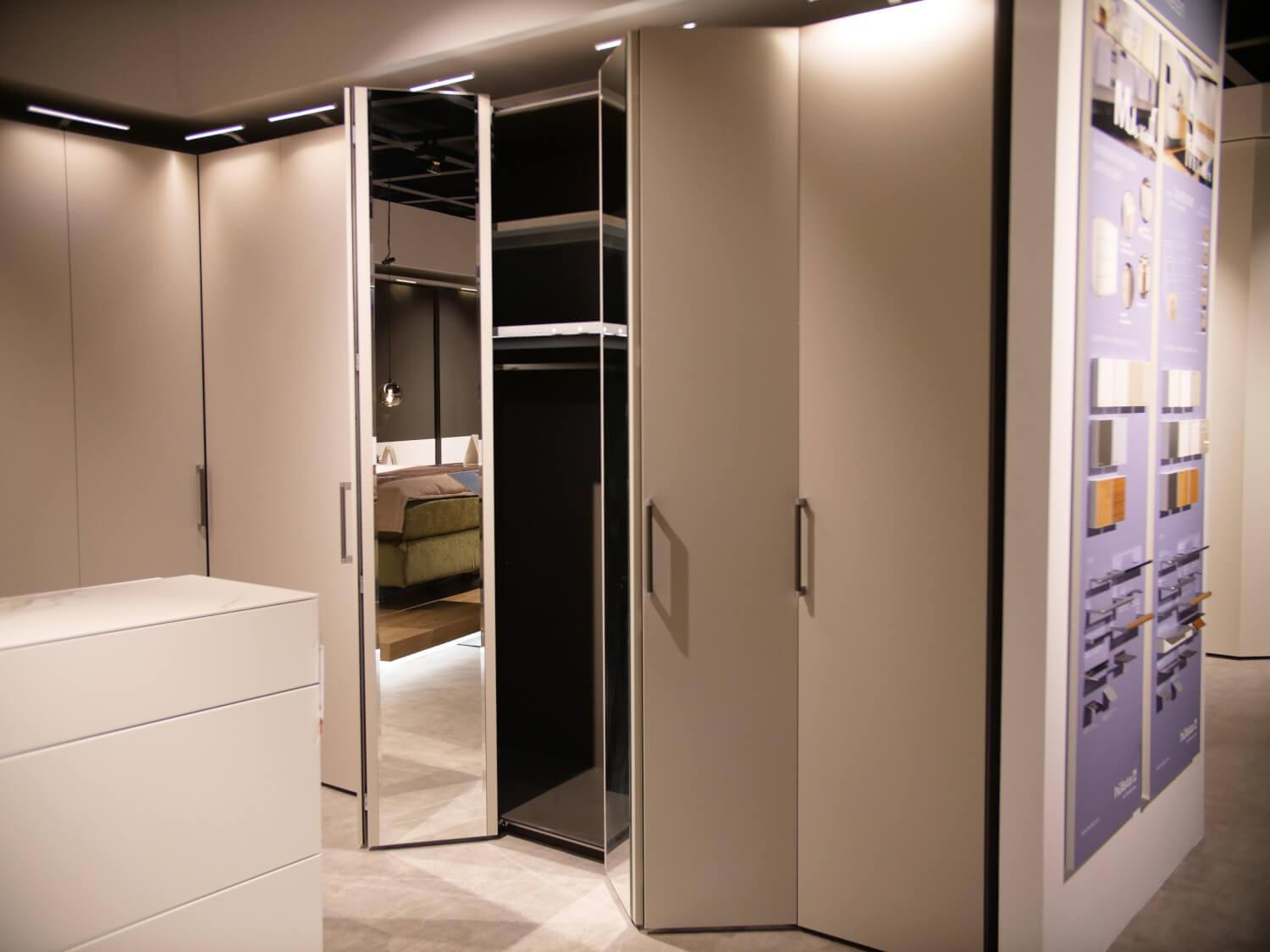 Hülsta - Systemeckschrank Multi Forma II Lack Grau Design T+U Griff U012 Lack Grau - 18