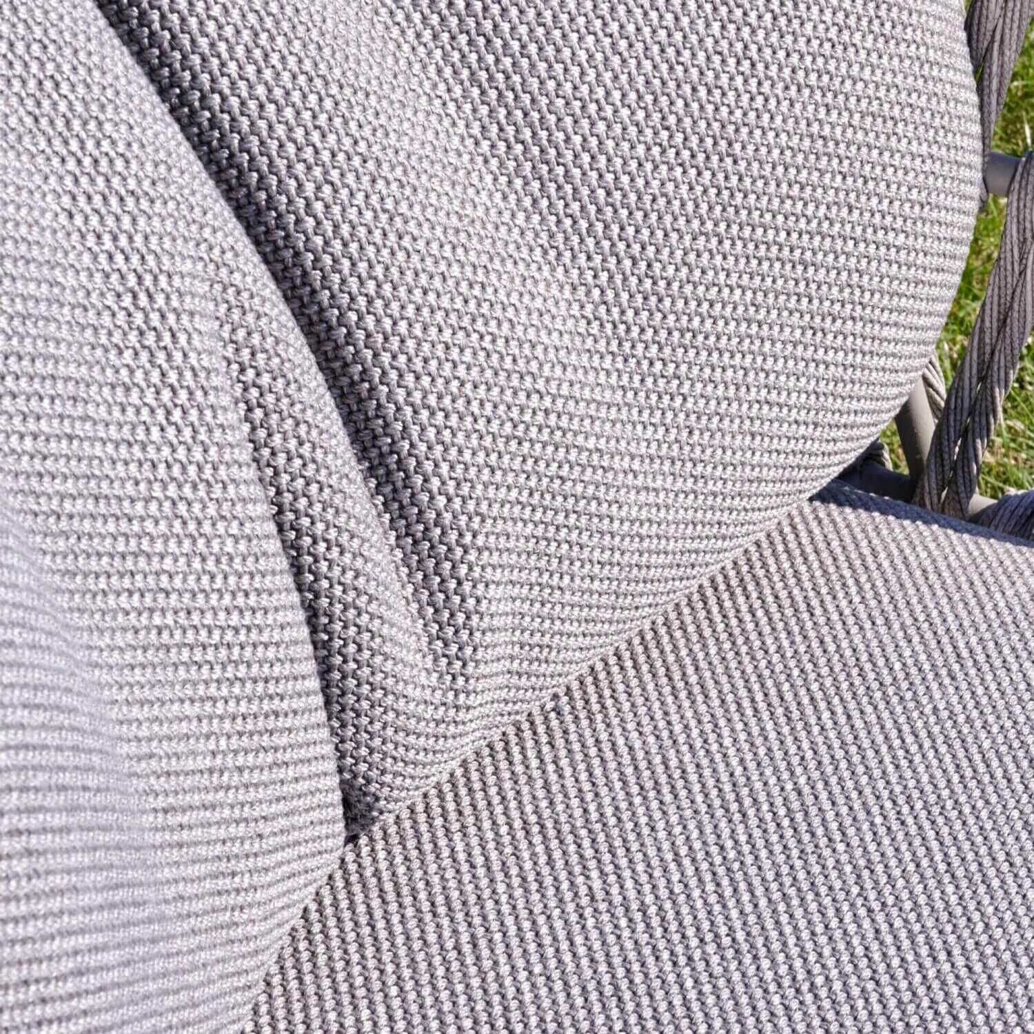 Sessel Fat Bezug Stoff Lesia Farbe Grau Gestell Farbe Grau Geflecht Farbe Tortora