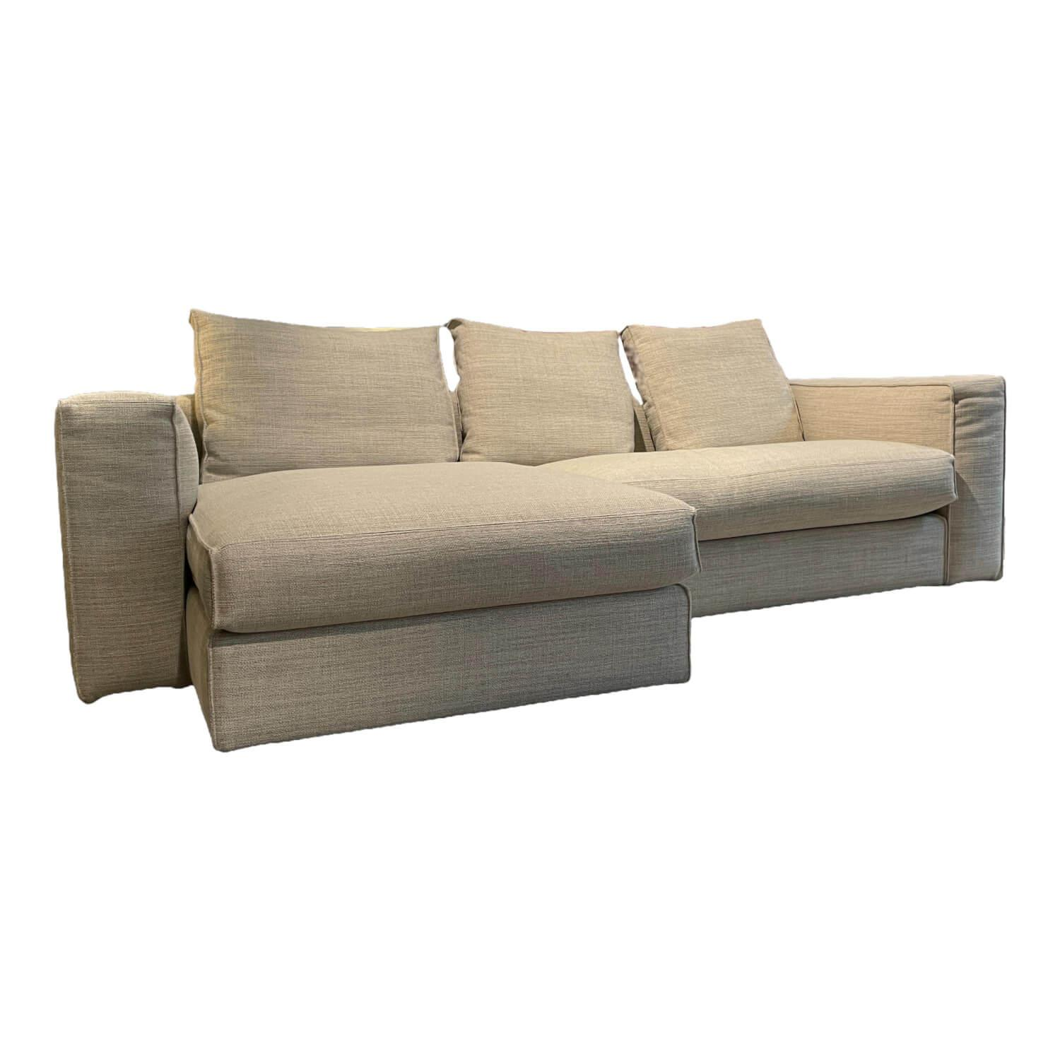 Linteloo - Ecksofa Hamptons Bezug Brescia 03 Beige - 1