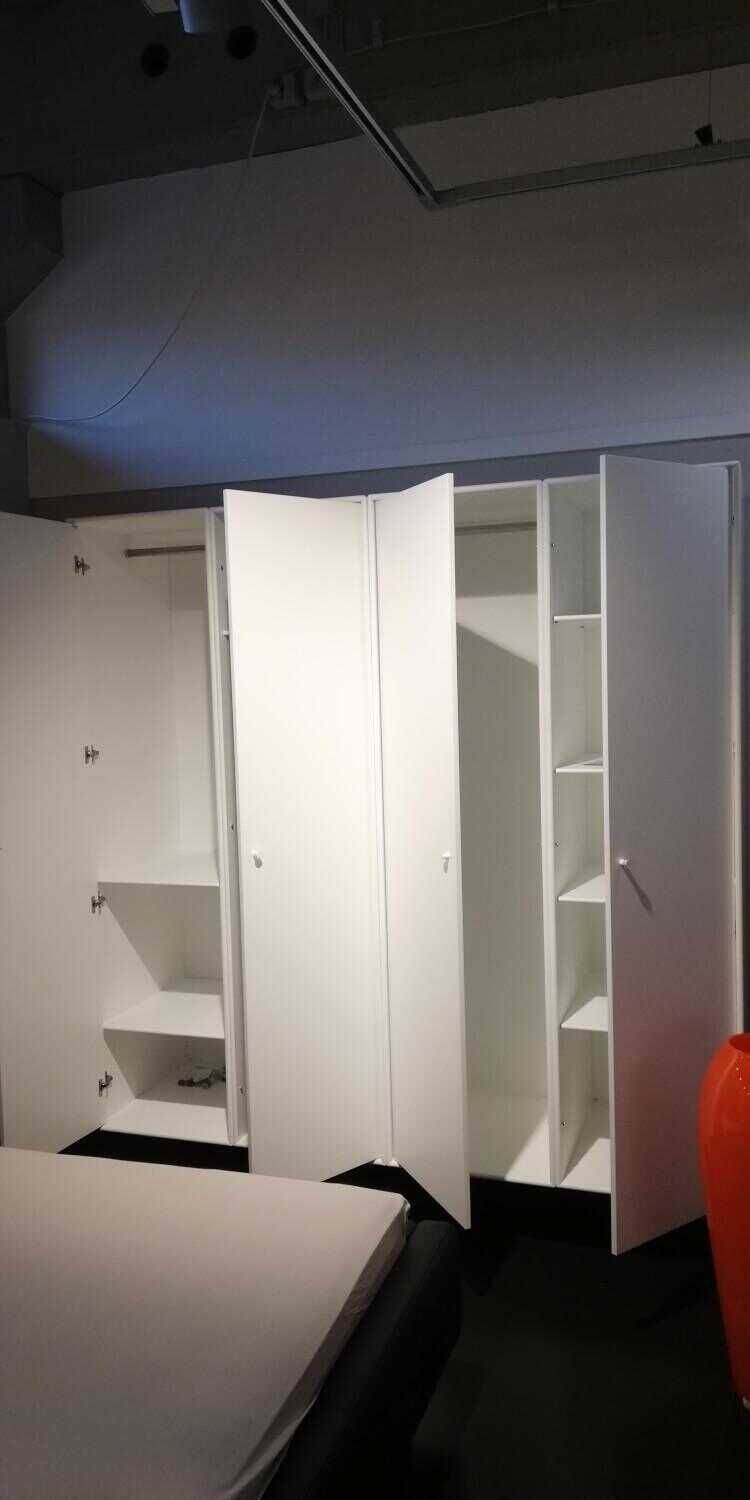 Montana - Schrank System MDF Holz New White 4-Türig - 6