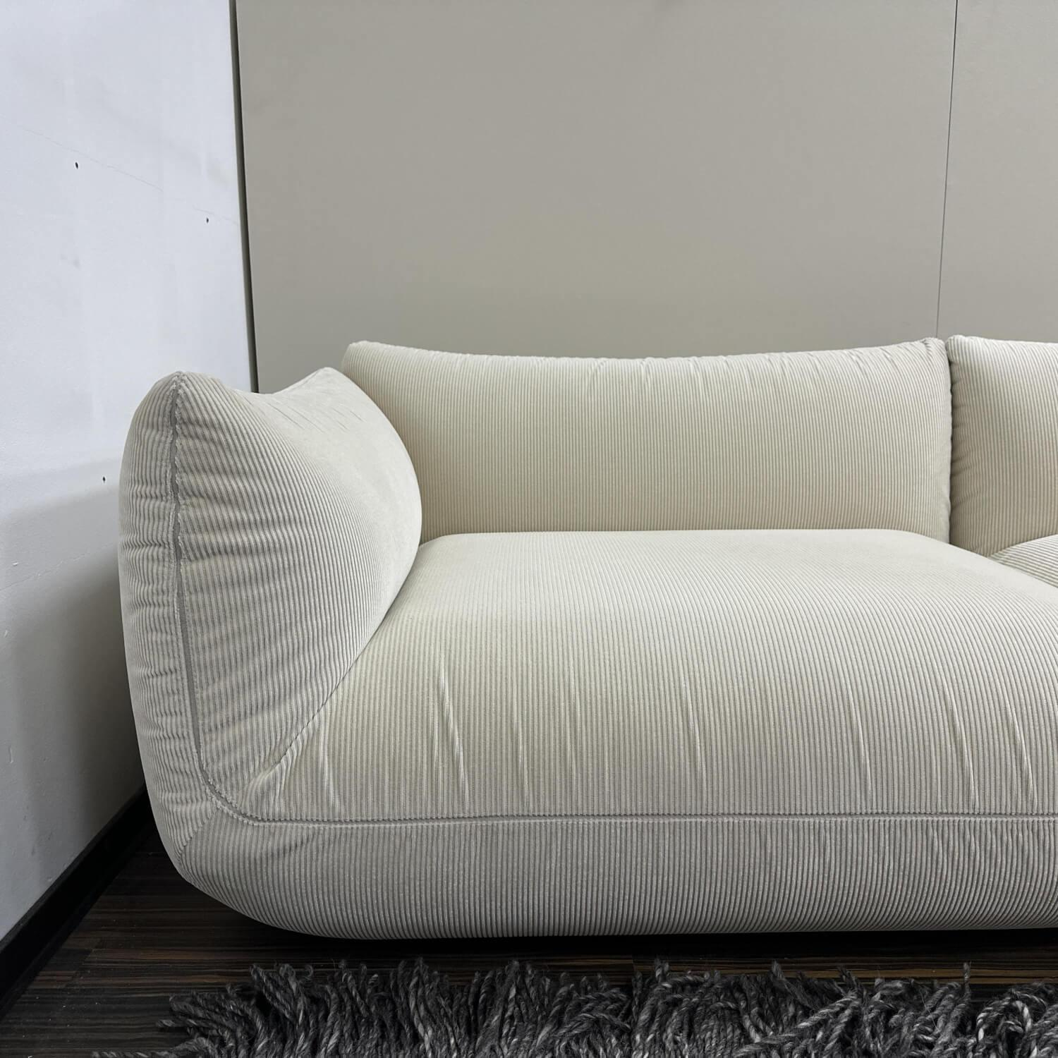 COR - Wohnlandschaft Jalis Stoff Cord 9079 Beige Inklusive Kissen - 2