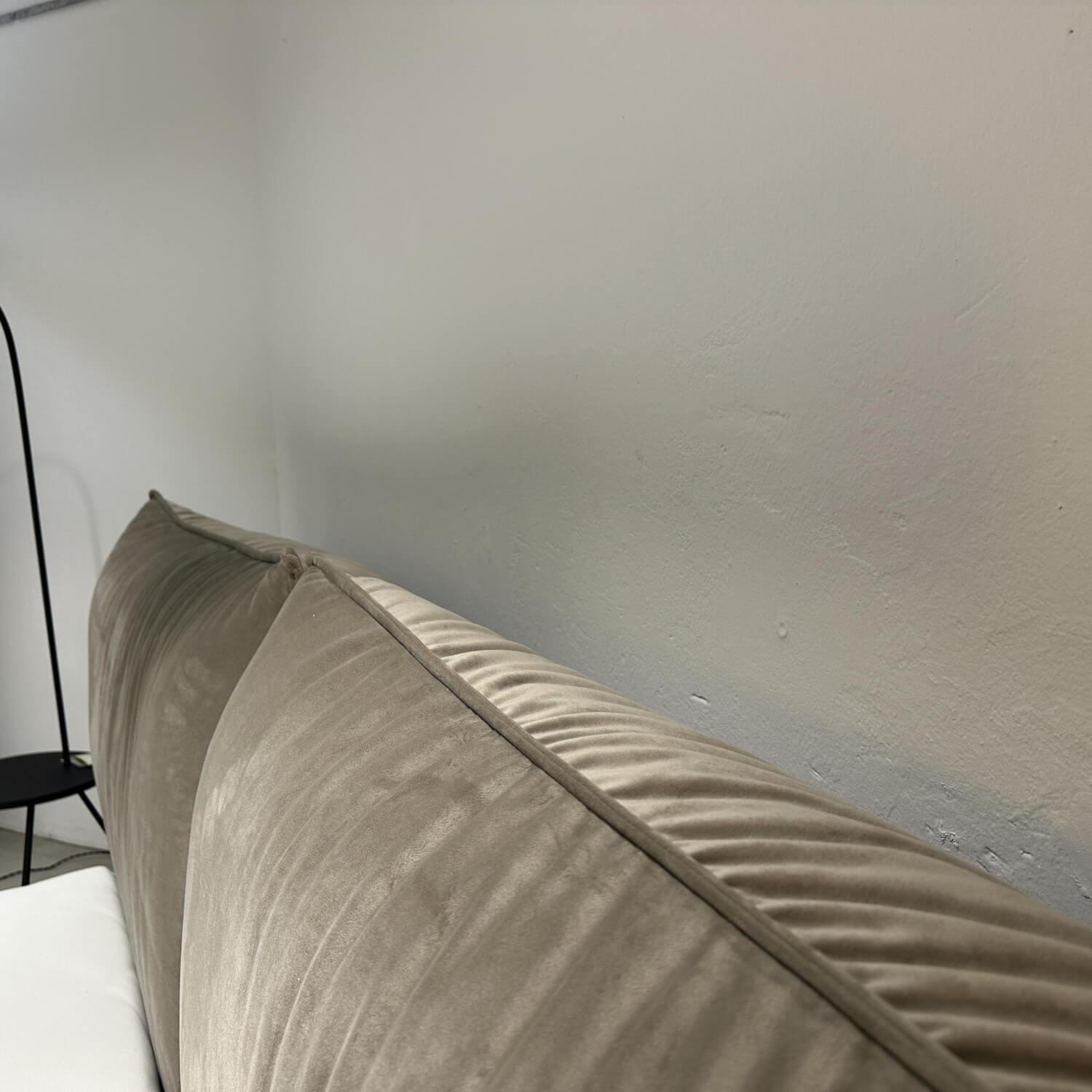 Mogg - Polsterbett Dalia Stoff Jolie Taupe G062 Grau Braun - 2